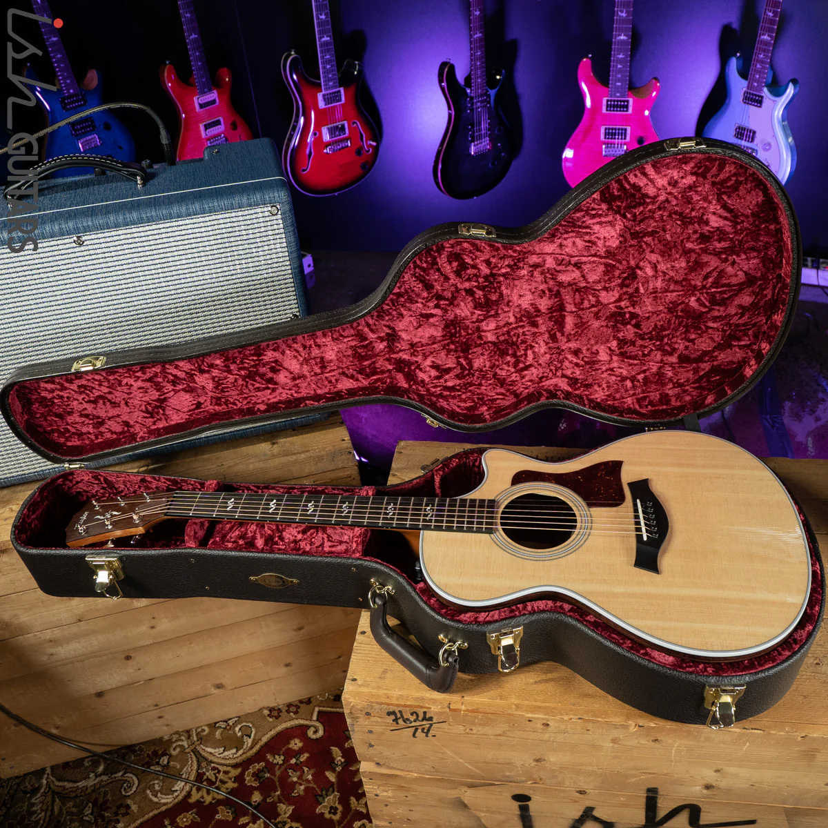 Taylor 412ce-R Grand Concert Acoustic Electric Guitar Natural Gloss - Image 13