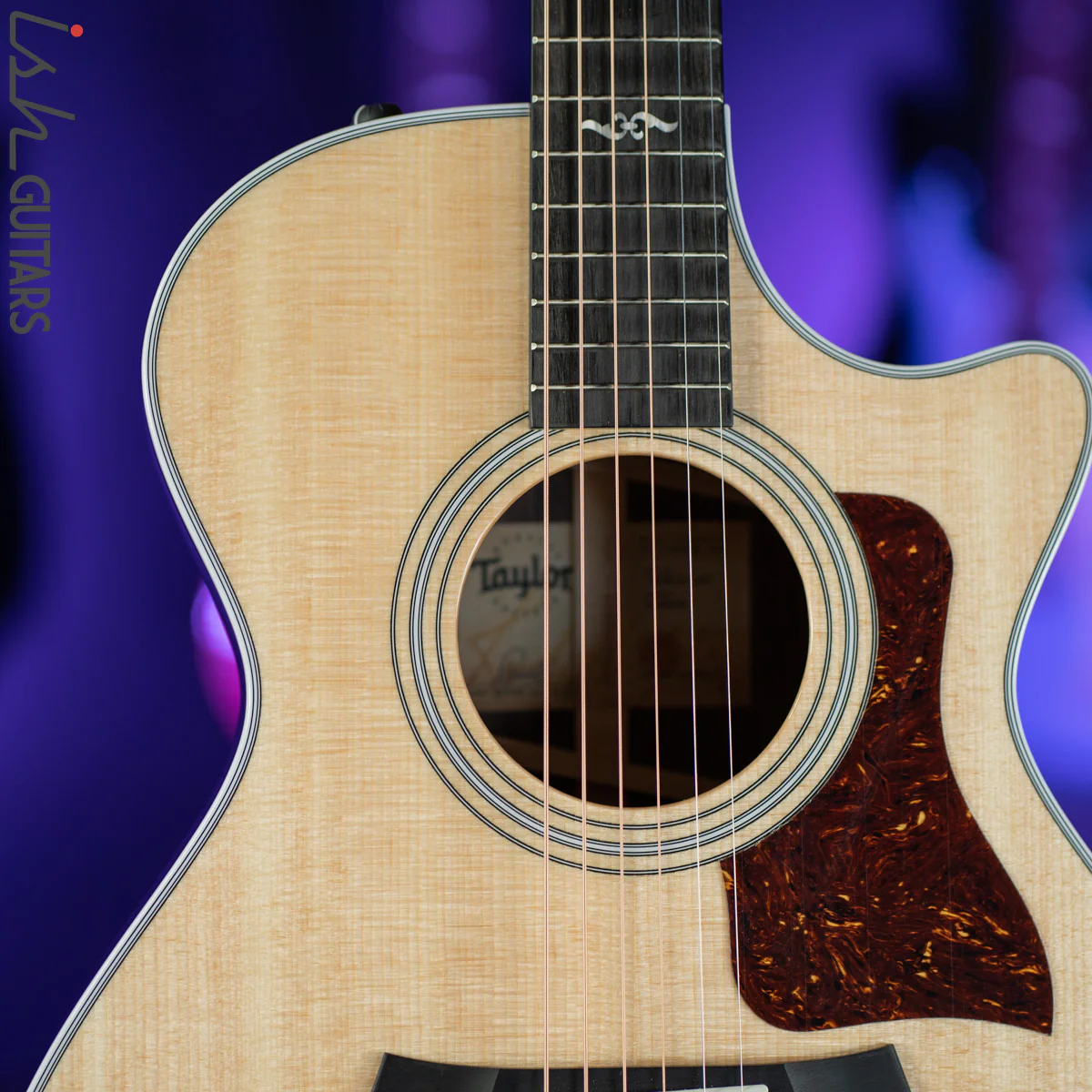 Taylor 412ce-R Grand Concert Acoustic Electric Guitar Natural Gloss - Image 3