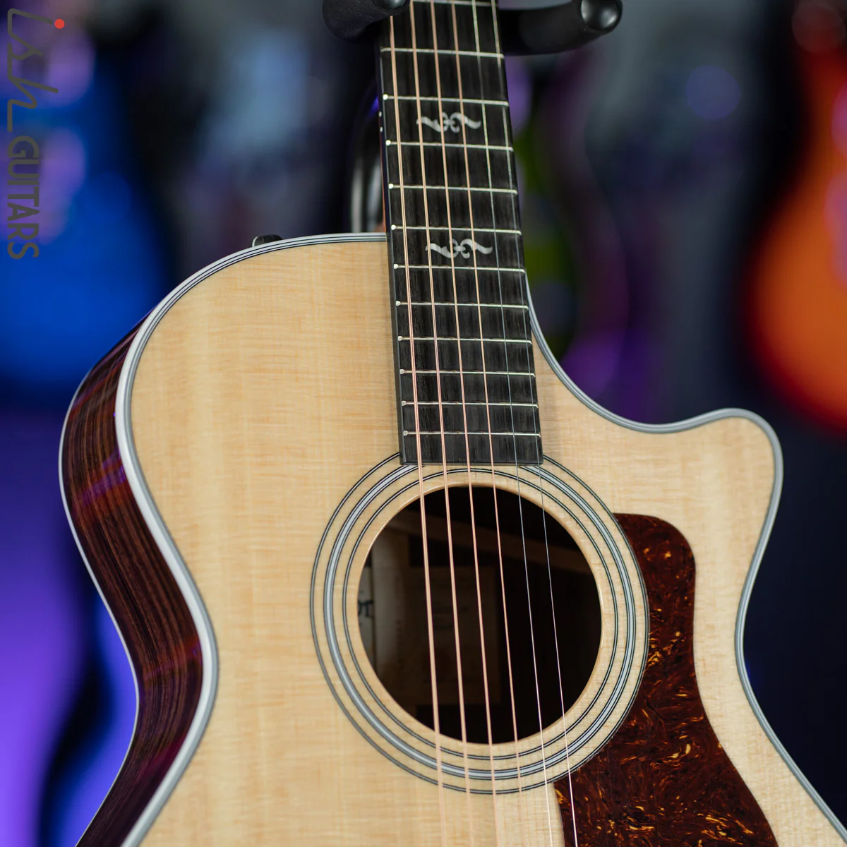 Taylor 412ce-R Grand Concert Acoustic Electric Guitar Natural Gloss - Image 5