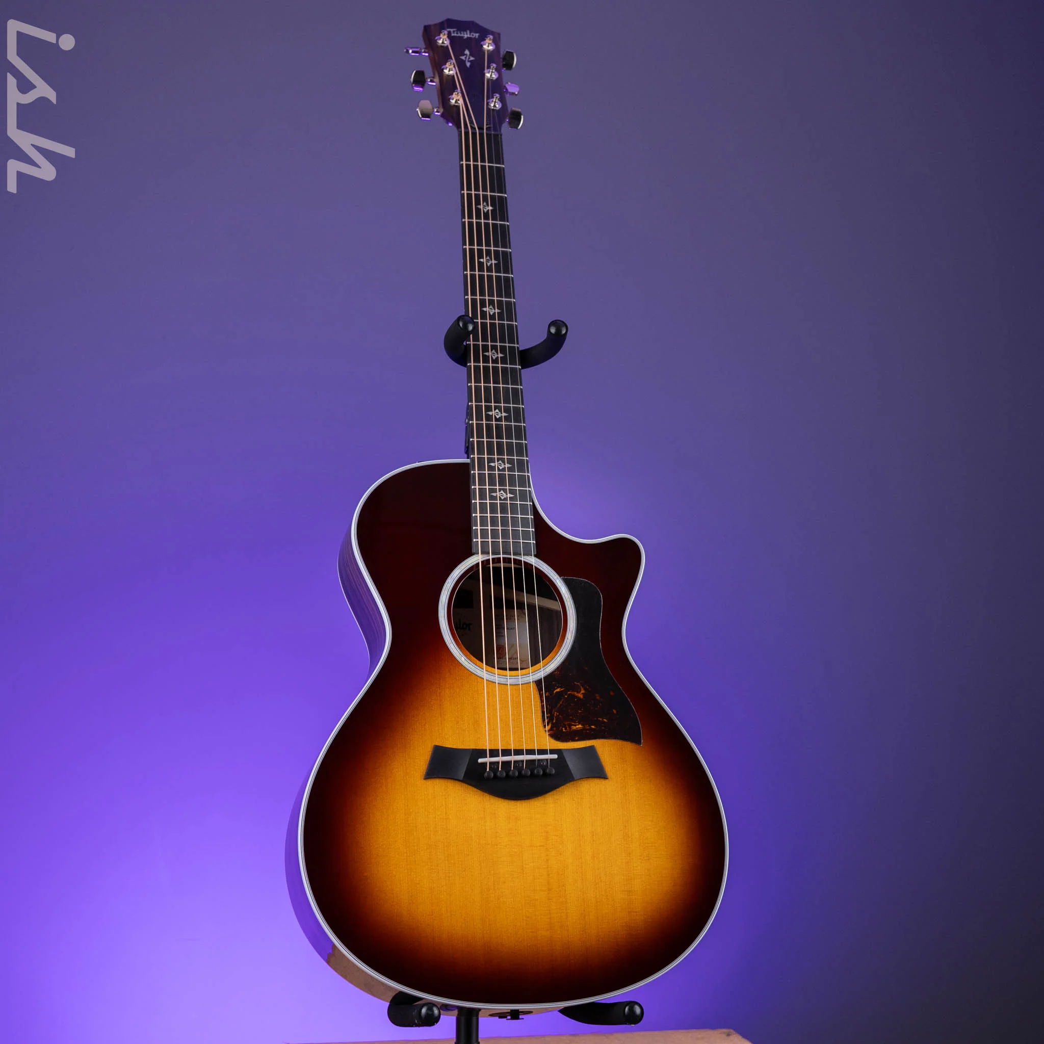 Taylor 412ce-R V-Class Acoustic-Electric Guitar Tobacco Sunburst - Image 2