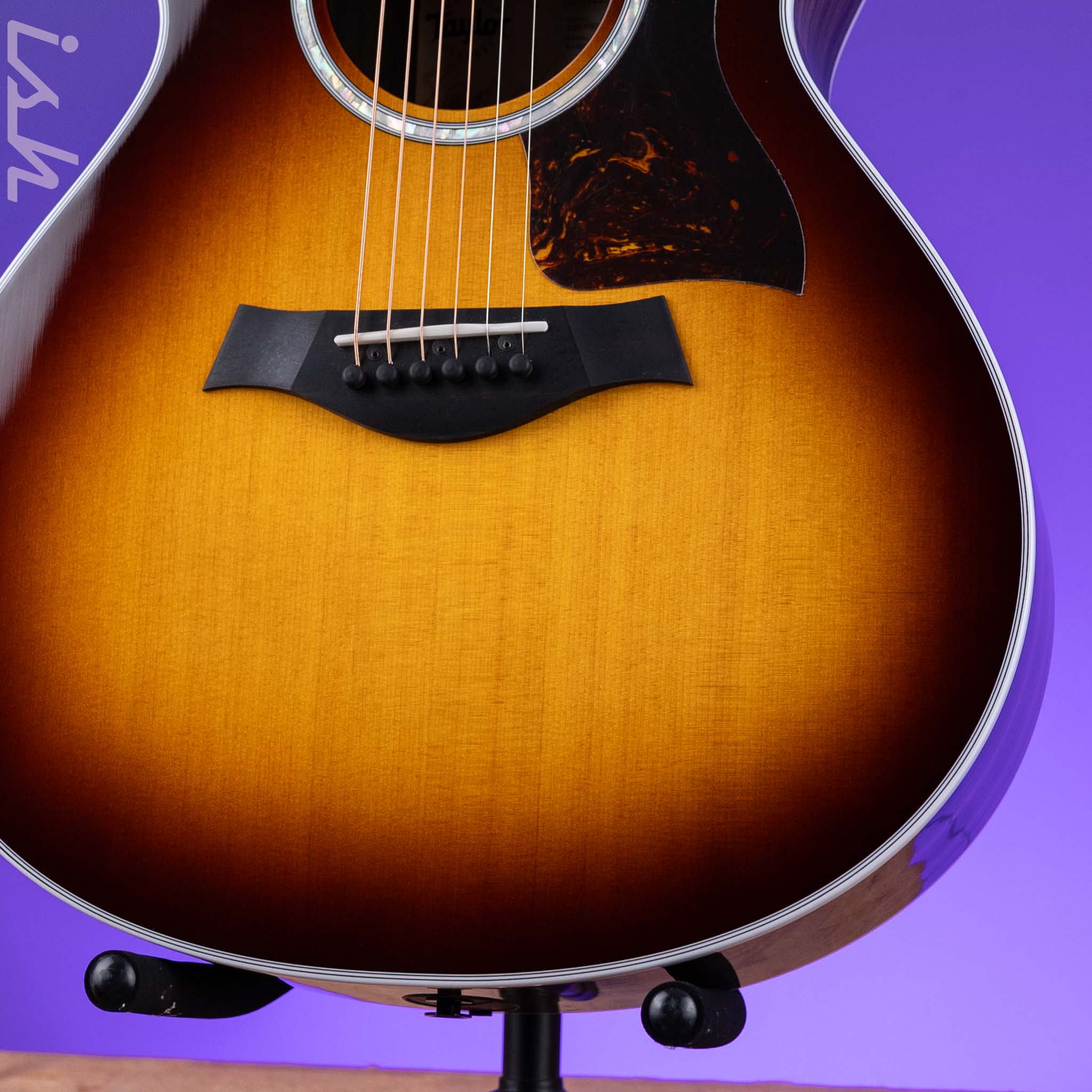 Taylor 412ce-R V-Class Acoustic-Electric Guitar Tobacco Sunburst - Image 4