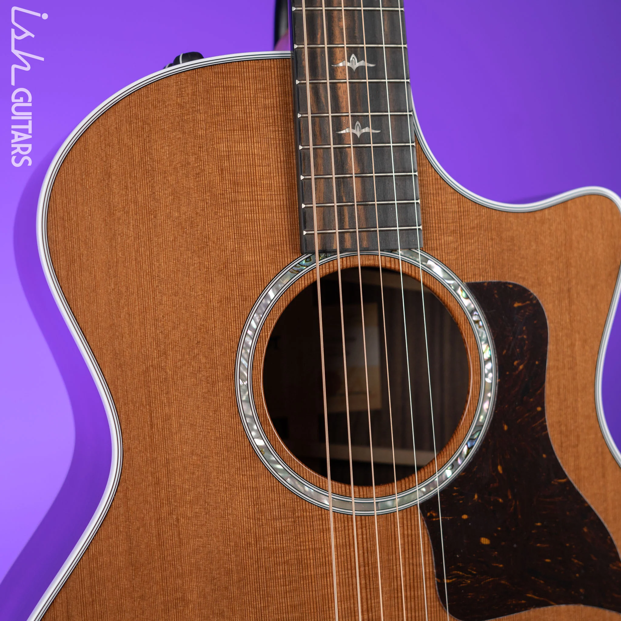 Taylor 414ce V-Class Limited Edition Sinker Redwood Grand Auditorium Acoustic-Electric Guitar - Image 4