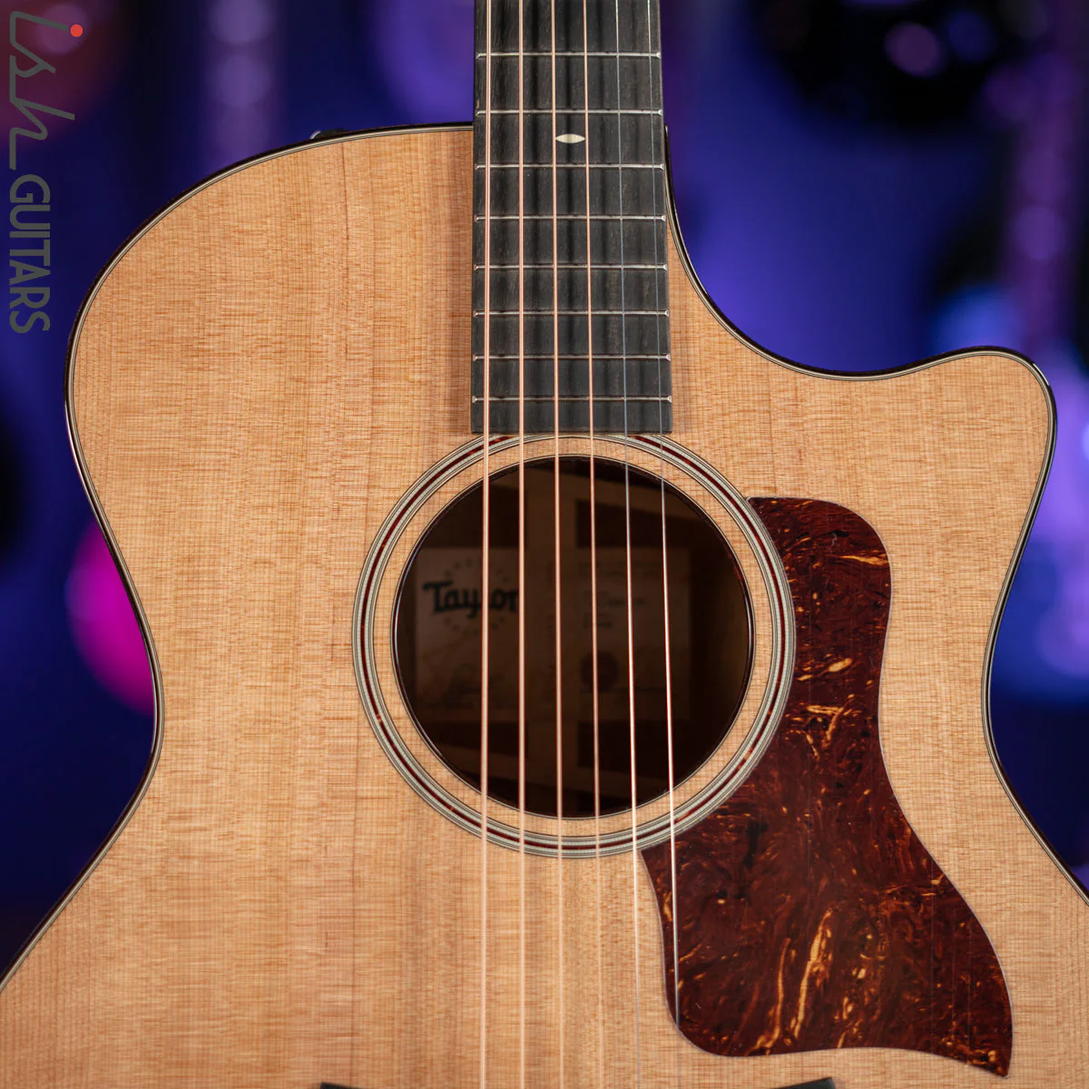 2021 Taylor 514ce Grand Auditorium Acoustic Guitar Natural Cedar - Image 3