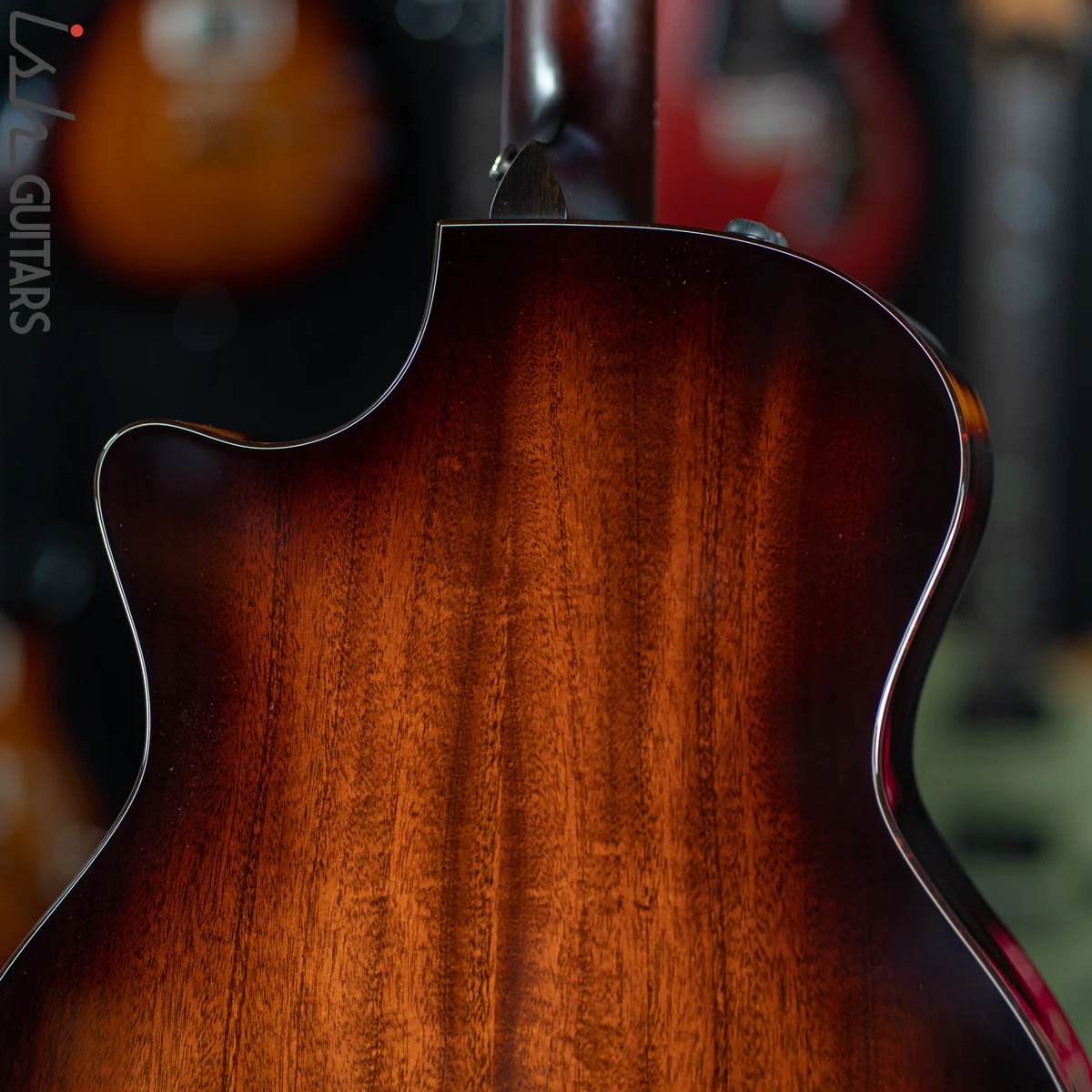 Taylor 524ce V-Class Shaded Edgeburst Mahogany Grand Auditorium - Image 10