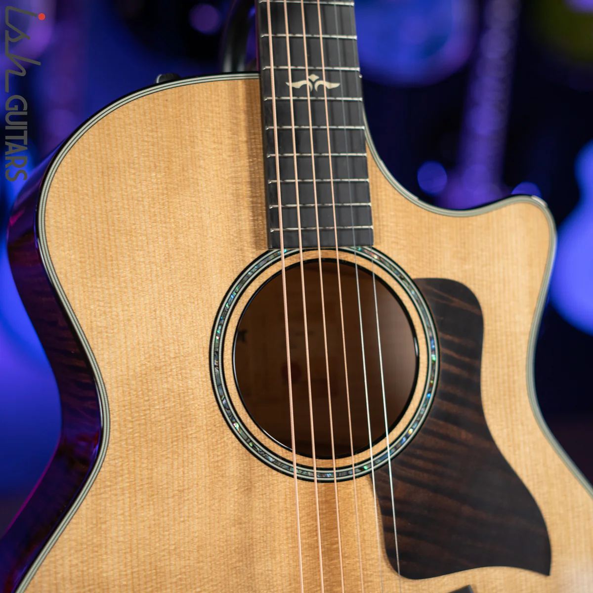 Taylor 614ce Grand Auditorium Acoustic-Electric Guitar Brown Sugar - Image 7