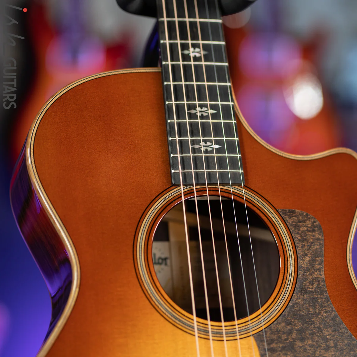 Taylor 712ce 12-Fret Western Sunburst Top - Image 5