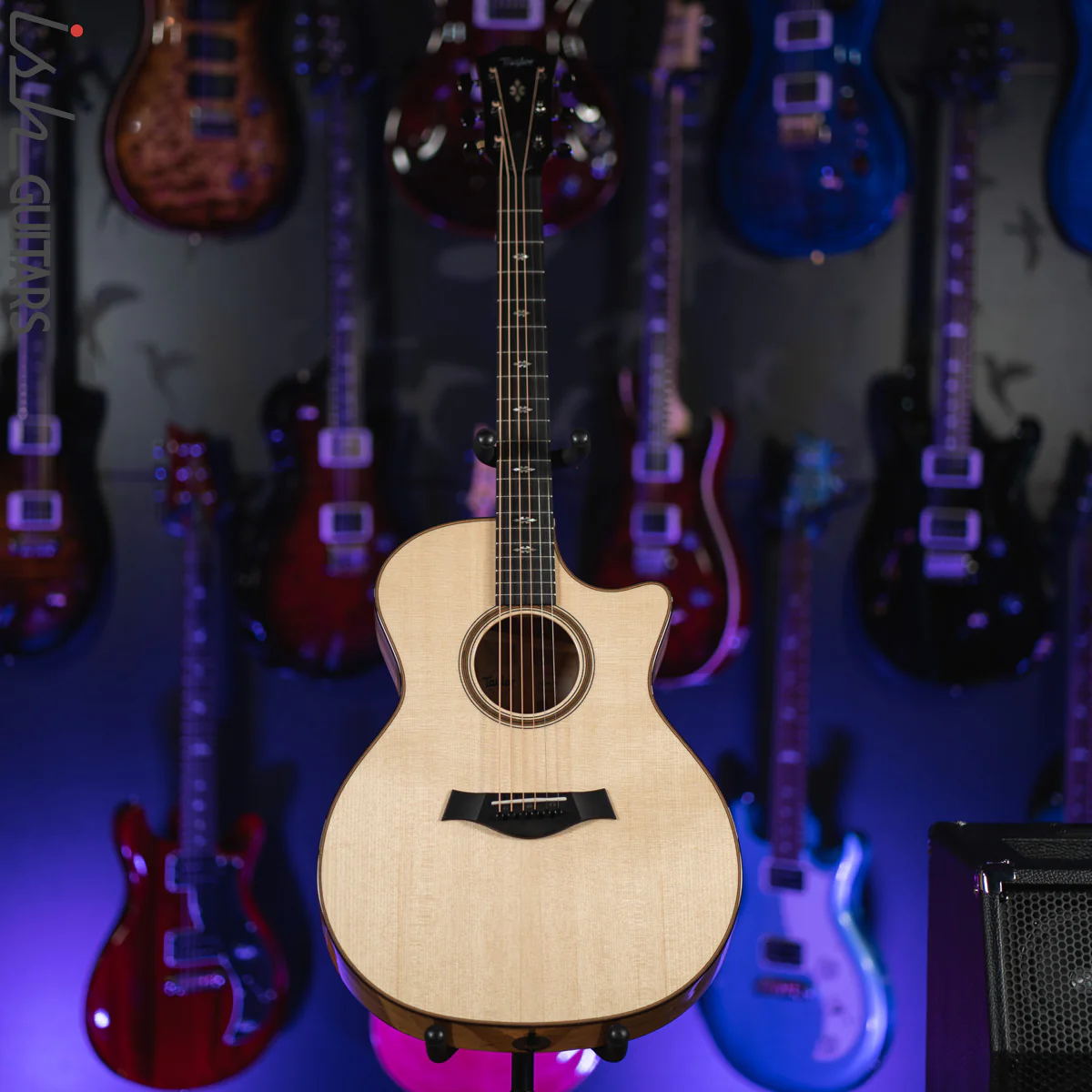 Taylor 714ce LTD V-Class Blackheart Sassafras Lutz Spruce Natural - Image 3
