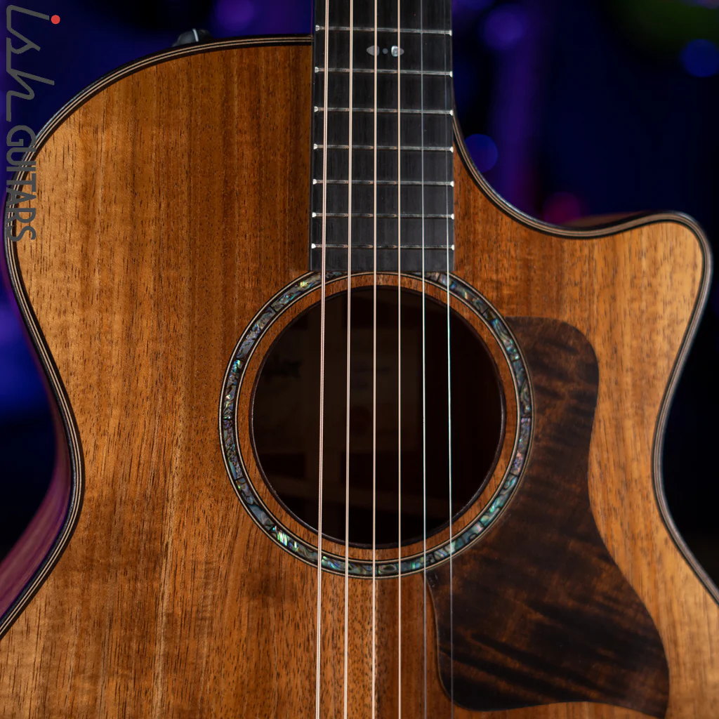 Taylor 724ce Acoustic-Electric Guitar Natural Hawaiian Koa - Image 3