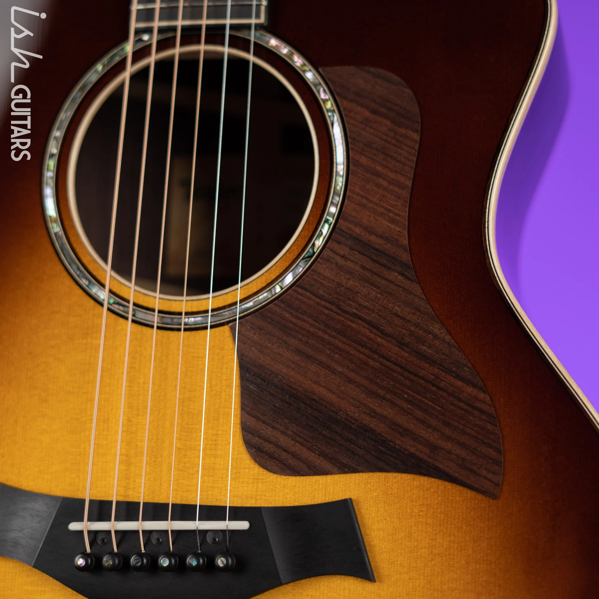 Taylor 814ce Grand Auditorium Acoustic-Electric Guitar Tobacco Sunburst - Image 5