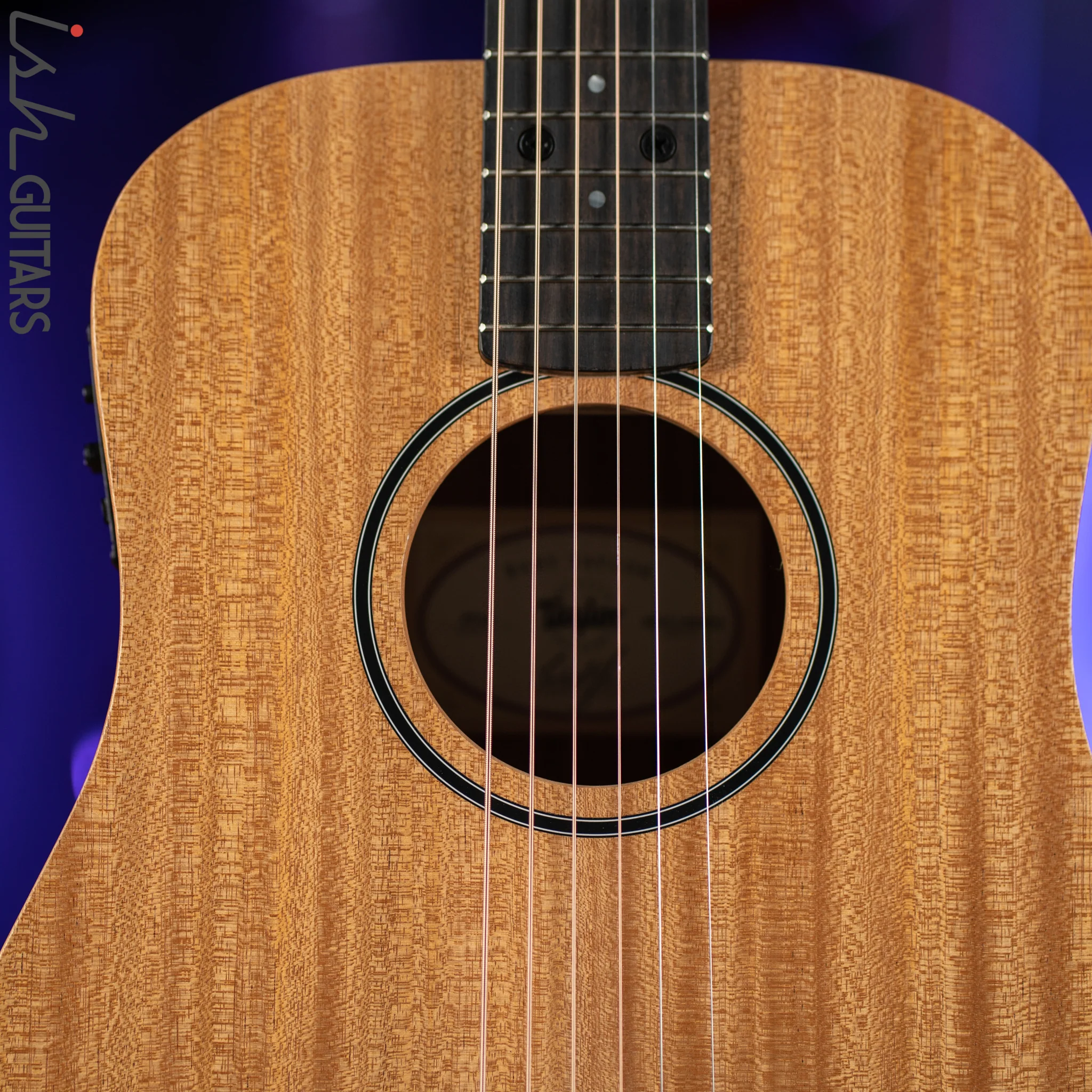 Taylor Baby Mahogany BT2e Acoustic-Electric Guitar Natural - Image 3
