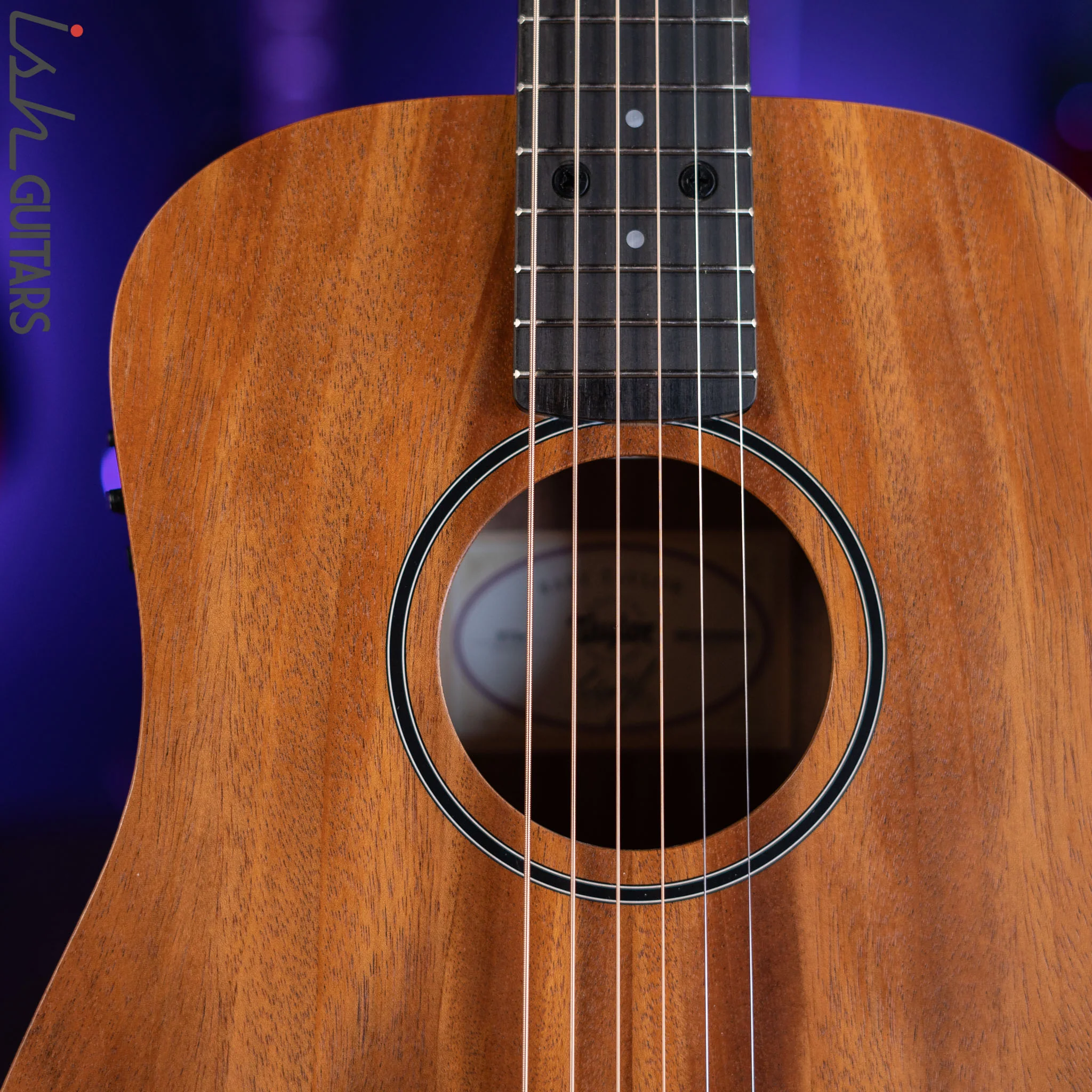 Taylor Baby Mahogany BT2e Acoustic-Electric Guitar Natural - Image 3