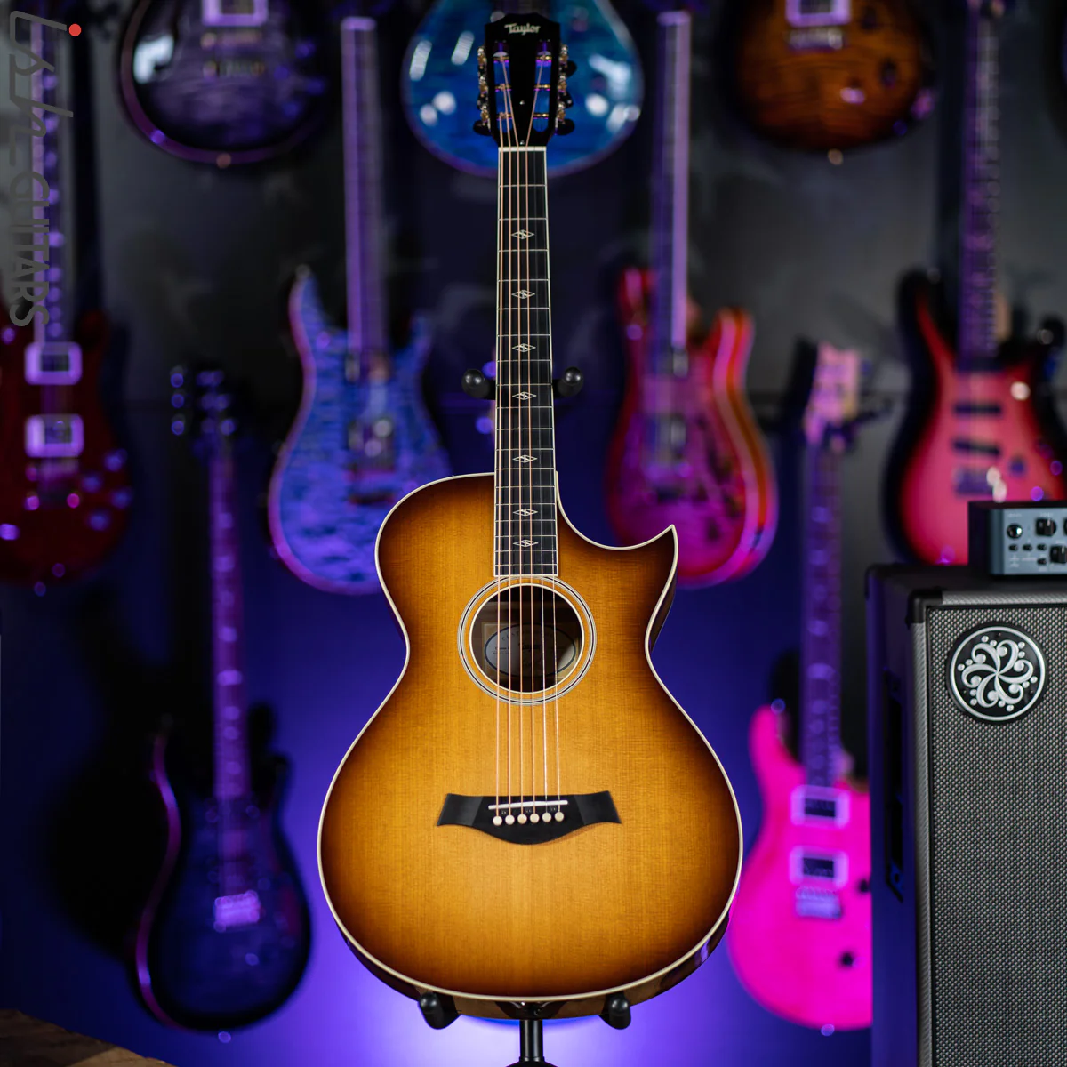 2019 Taylor BTO Custom Shop Grand Concert 12 Fret Florentine Torrefied Spruce Myrtlewood - Image 2