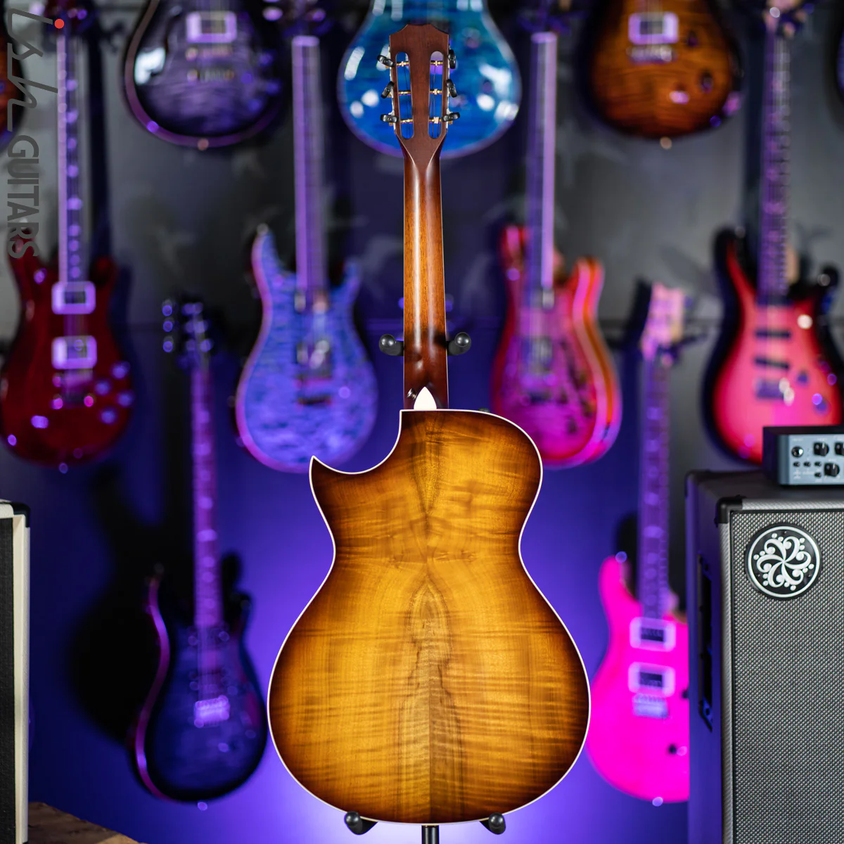 2019 Taylor BTO Custom Shop Grand Concert 12 Fret Florentine Torrefied Spruce Myrtlewood - Image 7
