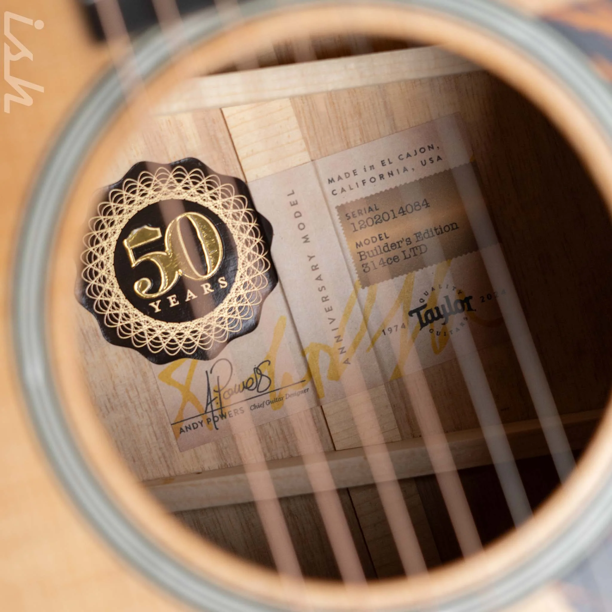Taylor Builder's Edition 314ce LTD 50th Anniversary Natural Urban Ash - Image 11