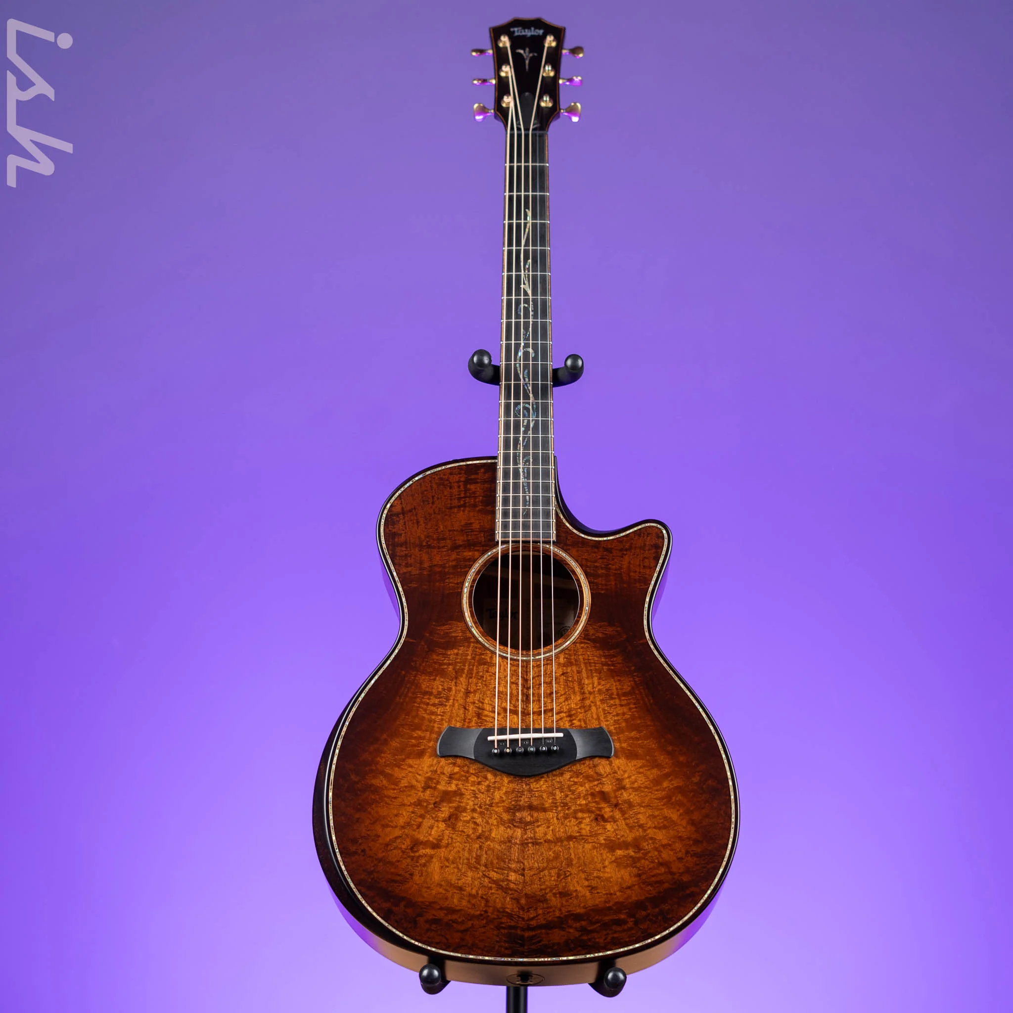 Taylor Builder's Edition K24ce Acoustic-Electric Guitar AA Hawaiian Koa Top - Image 2