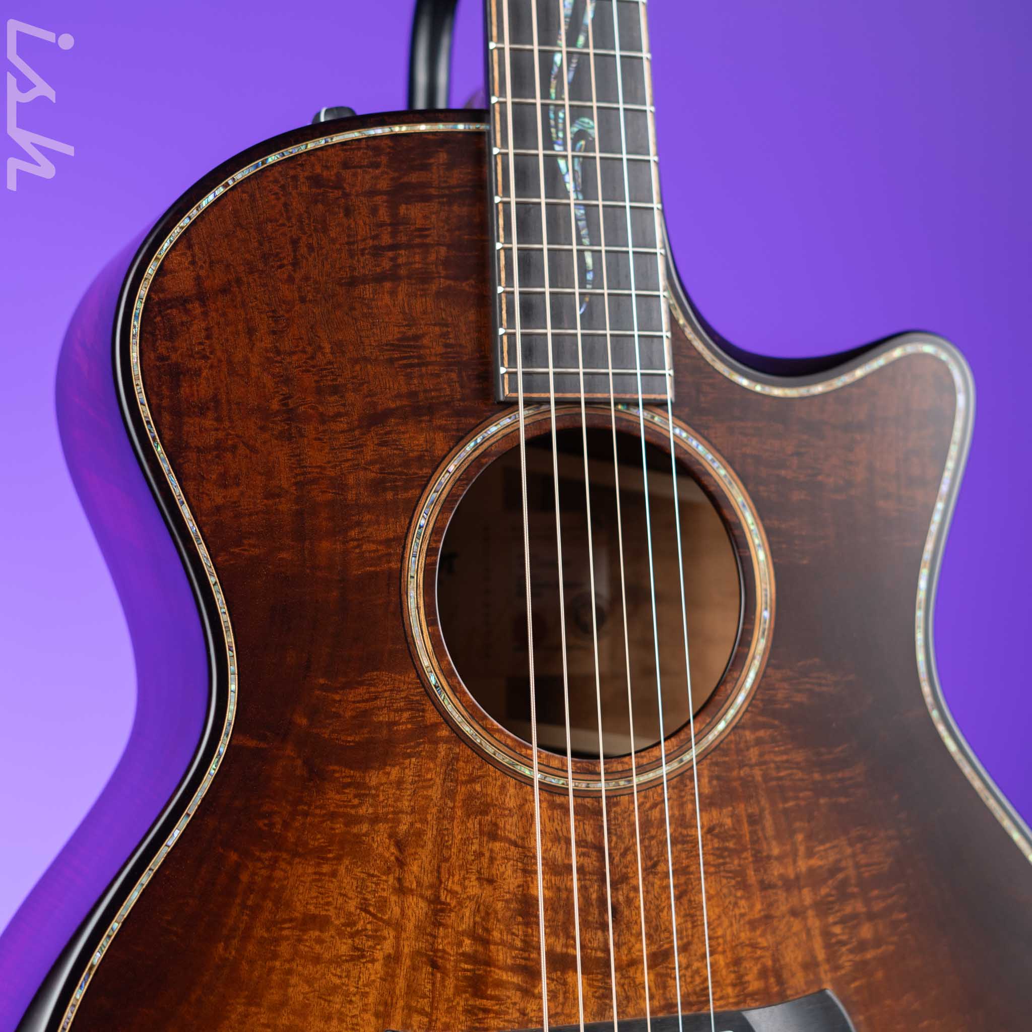 Taylor Builder's Edition K24ce Acoustic-Electric Guitar AA Hawaiian Koa Top - Image 3