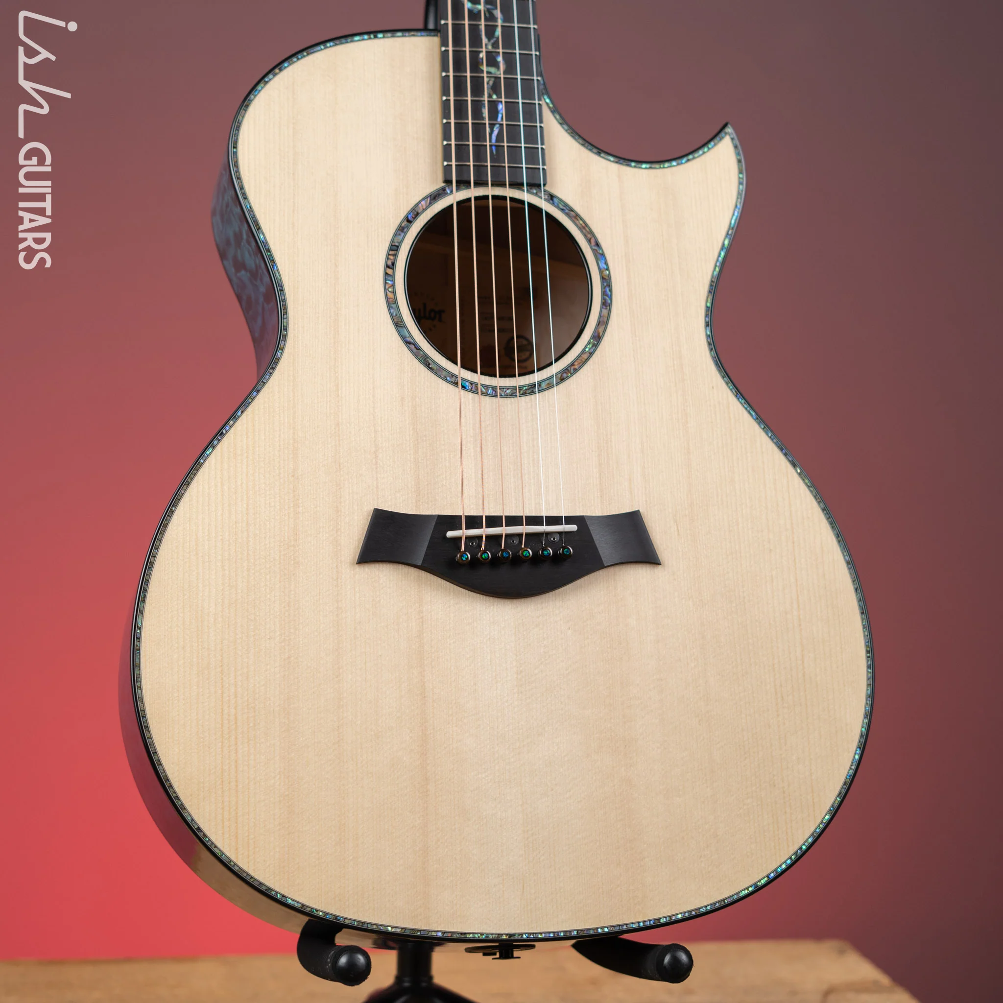 Taylor C14ce B3010 Grand Auditorium Acoustic-Electric Guitar Adirondack Spruce Carribean Fade - Image 2