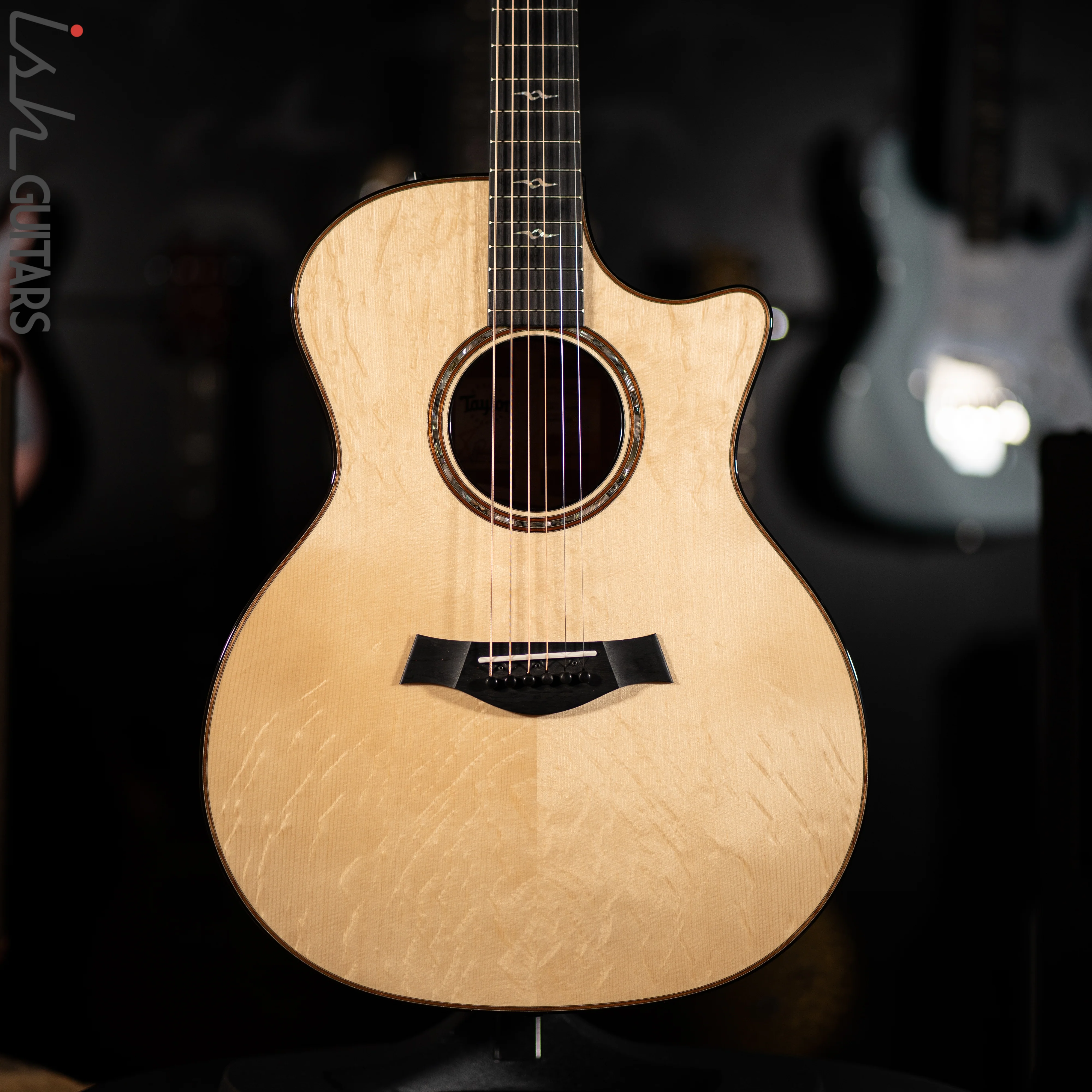 Taylor Custom GA Quilted Sapele/Englemann(Bearclaw) - Image 2