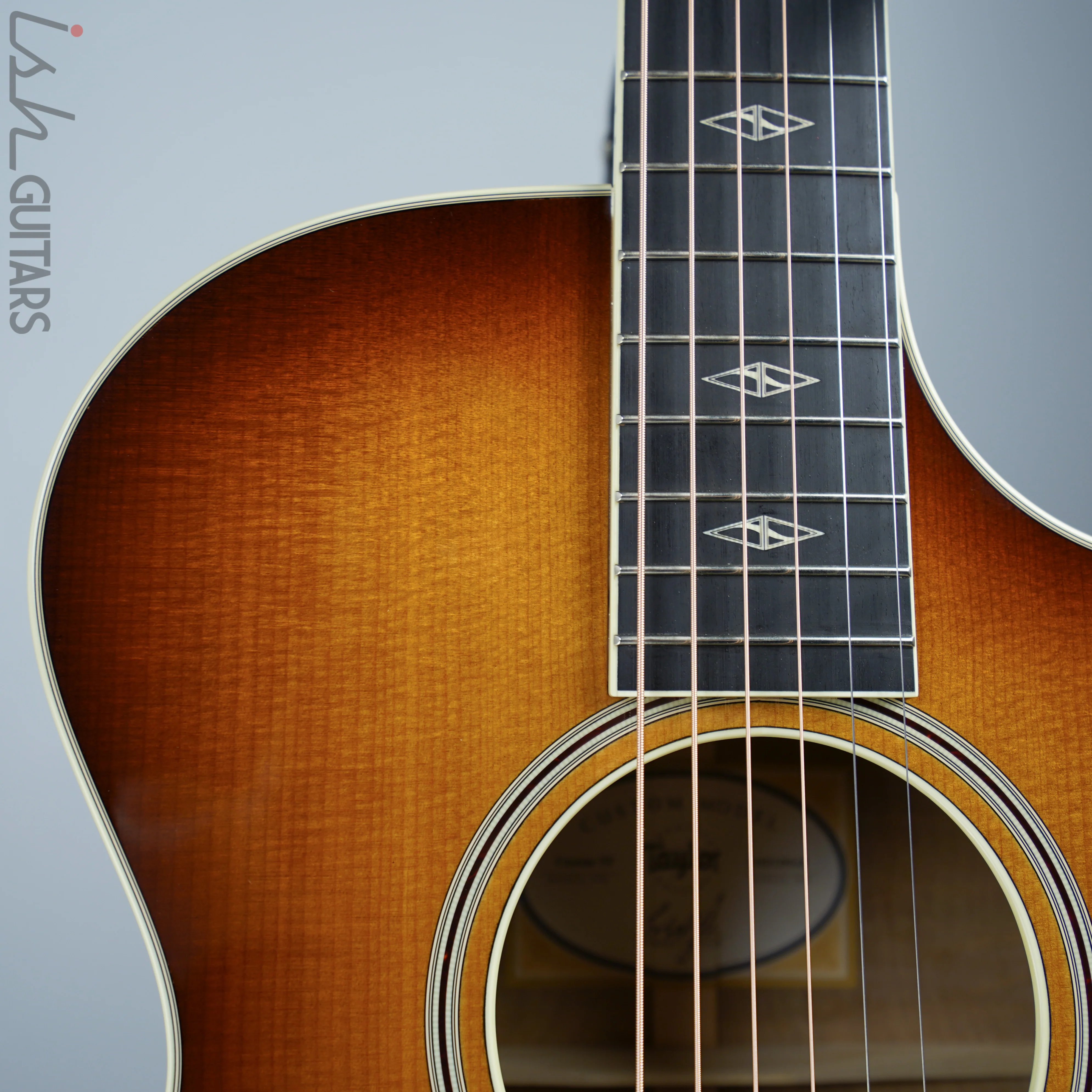 Taylor BTO Custom Shop Grand Concert 12 Fret Florentine Torrefied Spruce Myrtlewood - Image 3