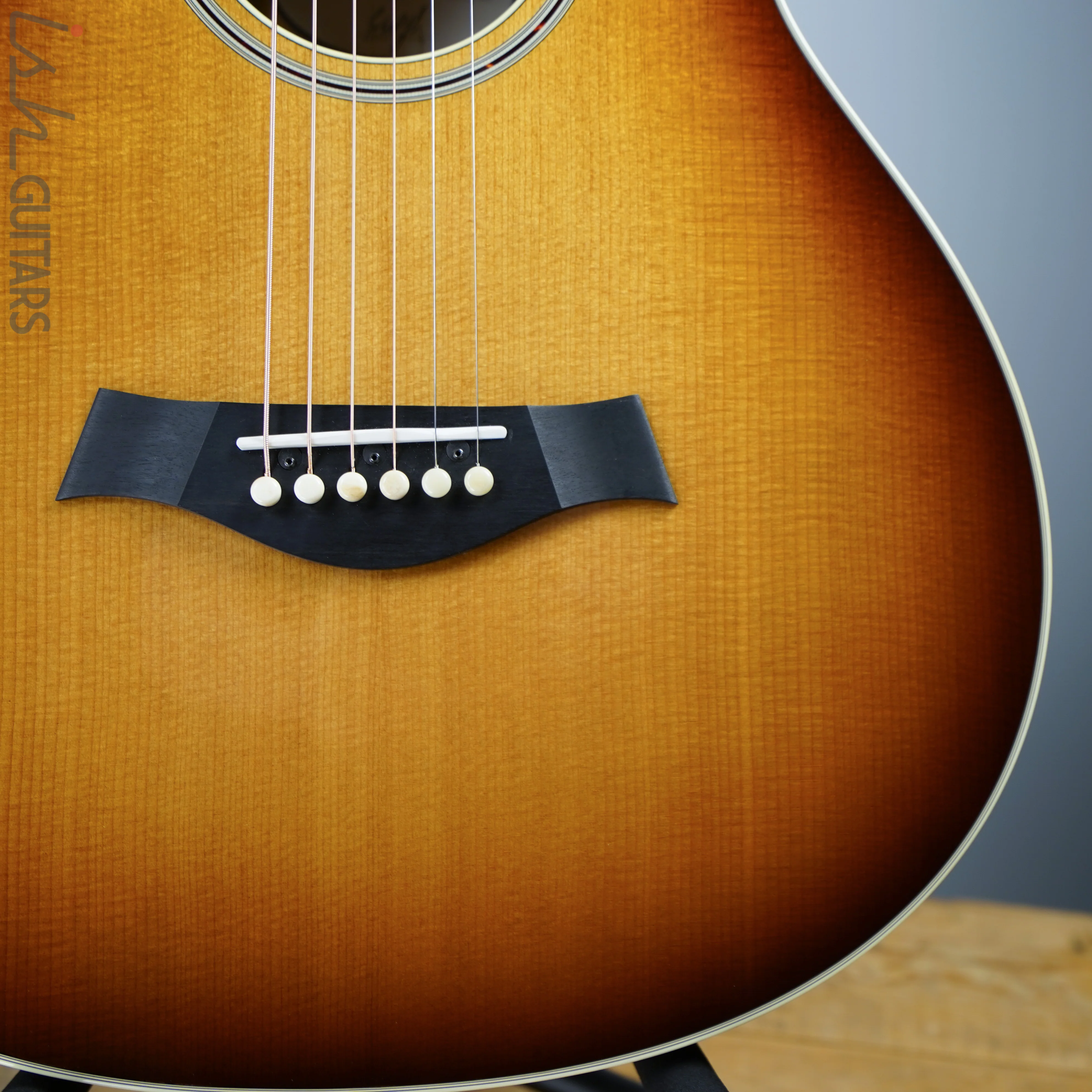 Taylor BTO Custom Shop Grand Concert 12 Fret Florentine Torrefied Spruce Myrtlewood - Image 4