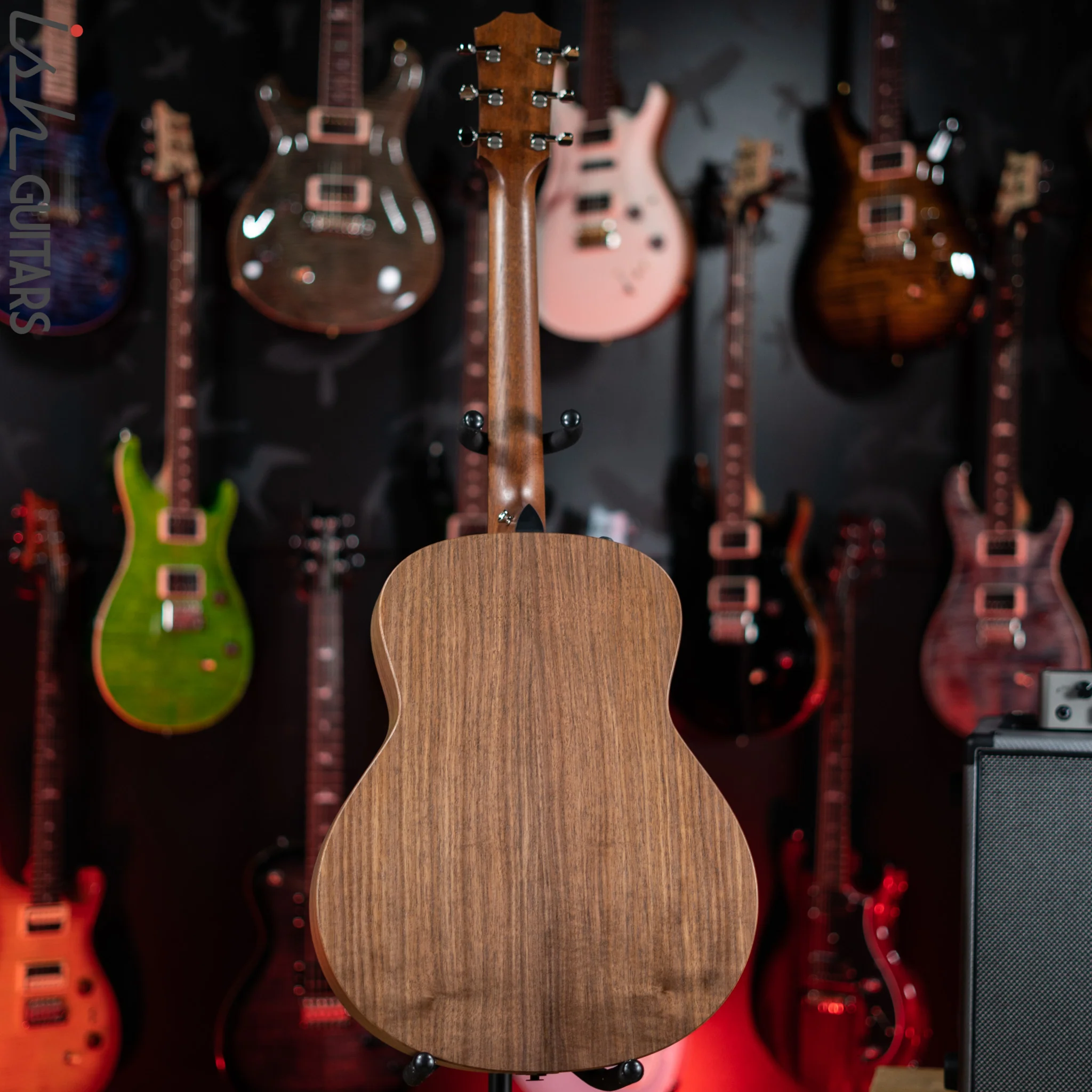 Taylor GTe Grand Theater Acoustic-Electric Guitar Blacktop Demo - Image 7