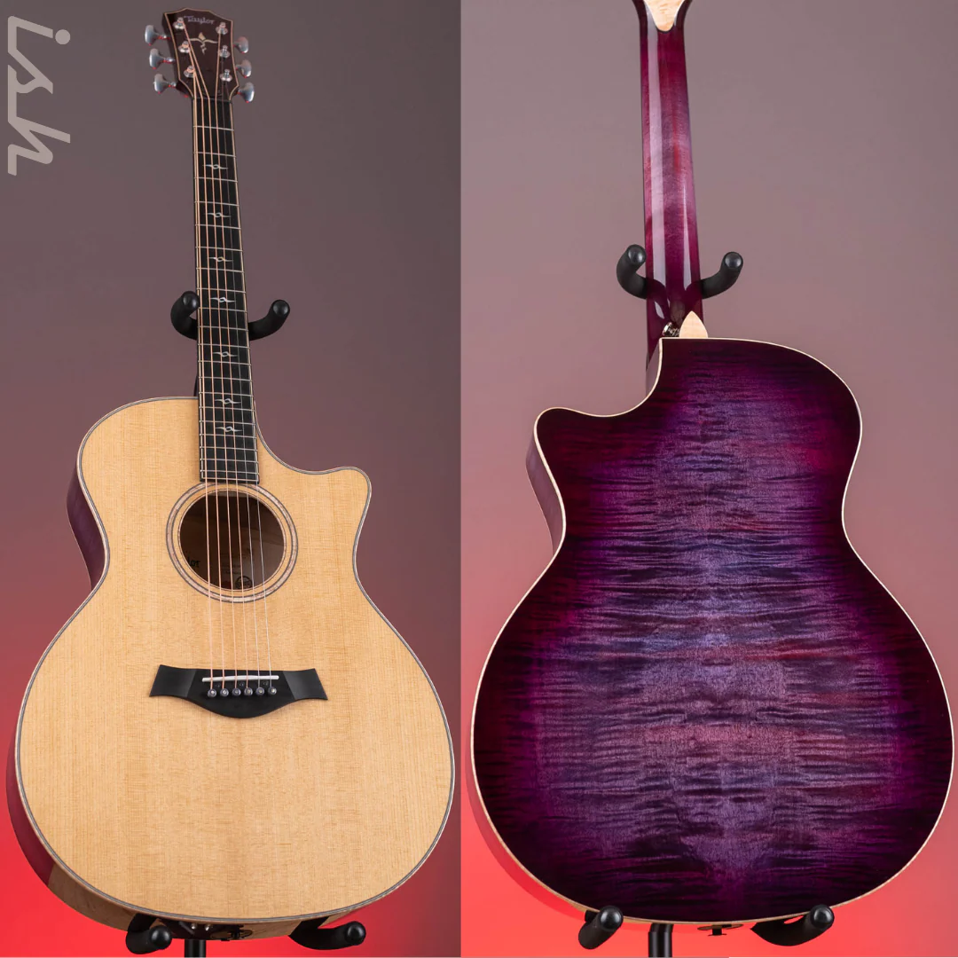 Taylor NAMM Custom C14ce B4008 Grand Auditorium Lilac Wine