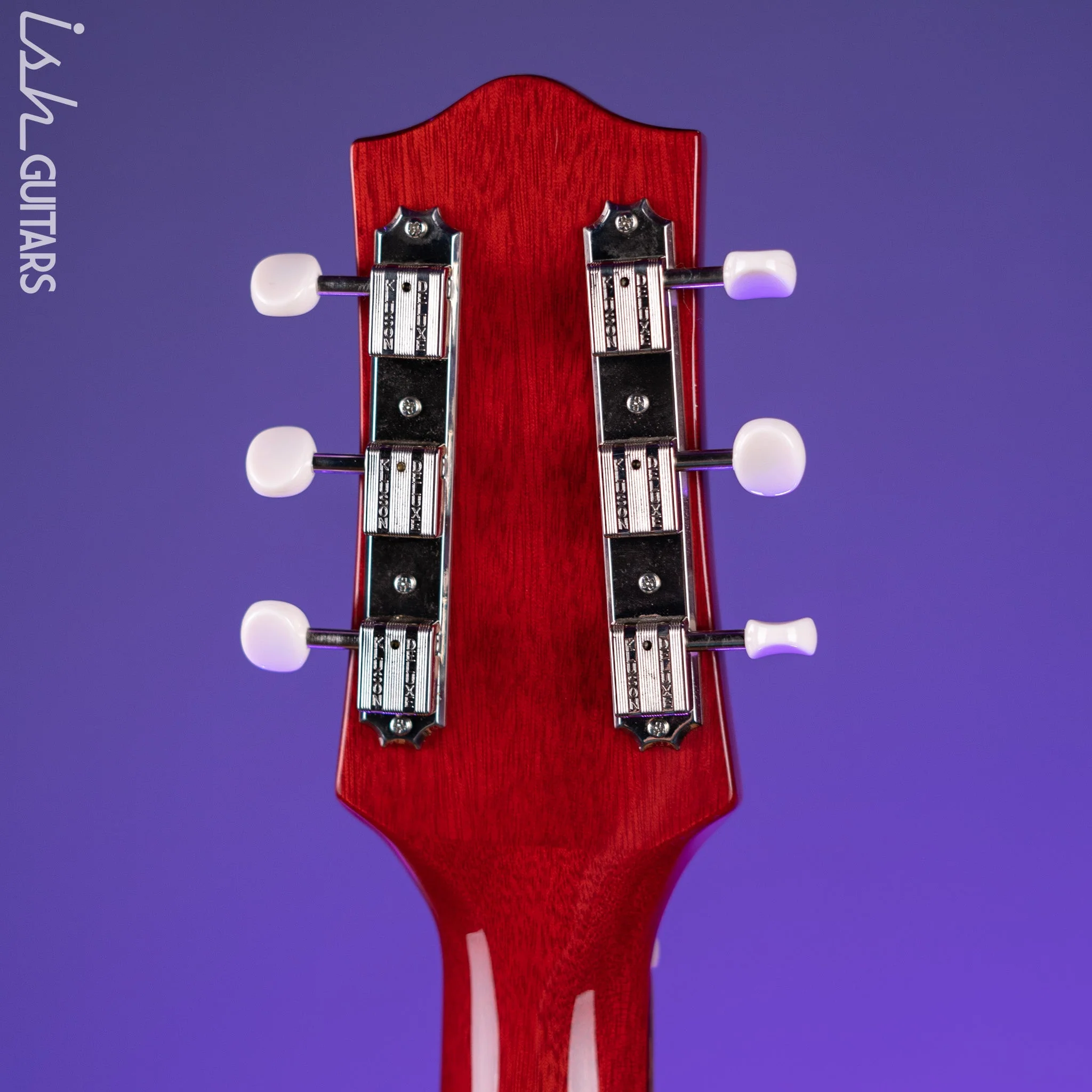 The Loar LH-302T Hollowbody Cherry Burst - Image 12