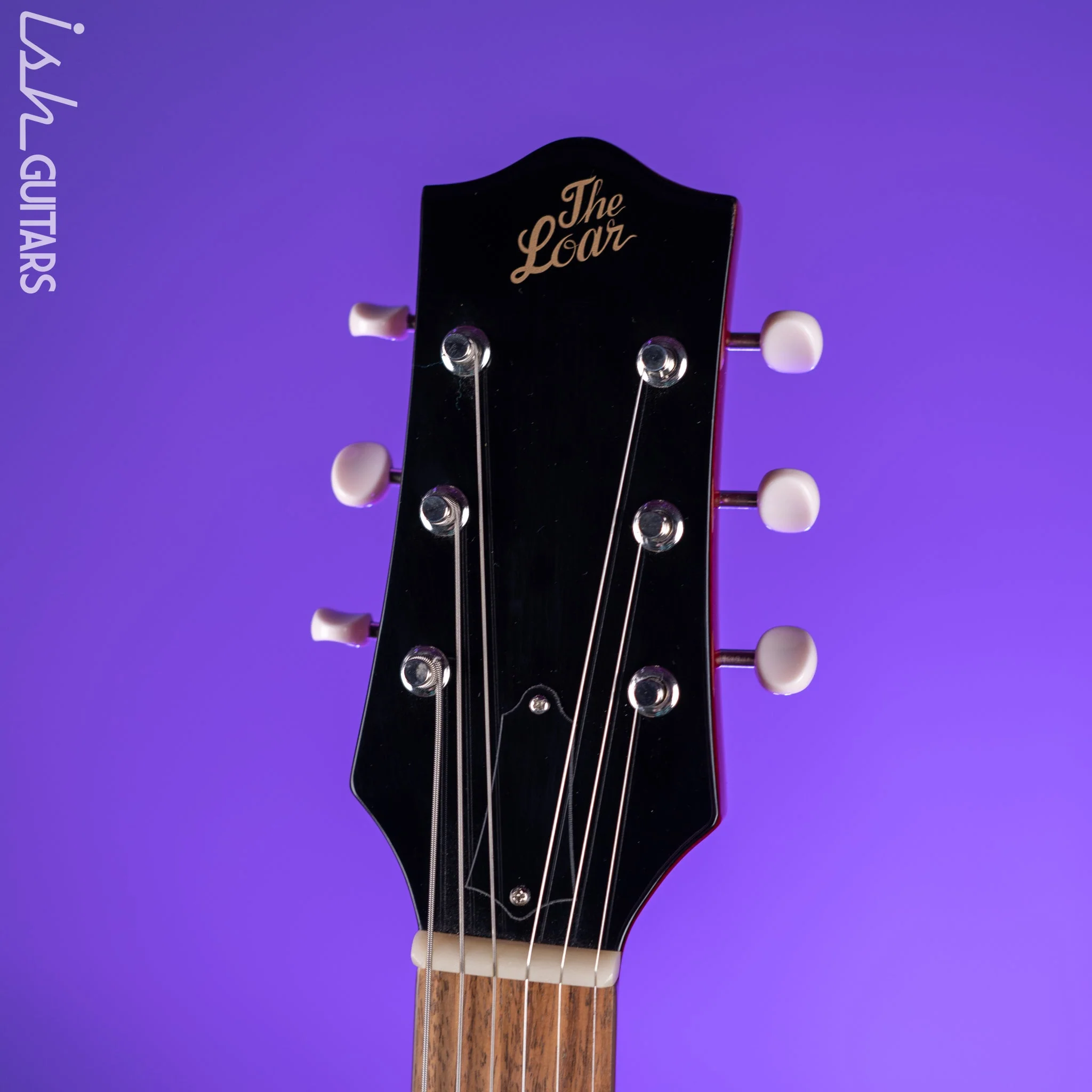 The Loar LH-302T Hollowbody Cherry Burst - Image 5