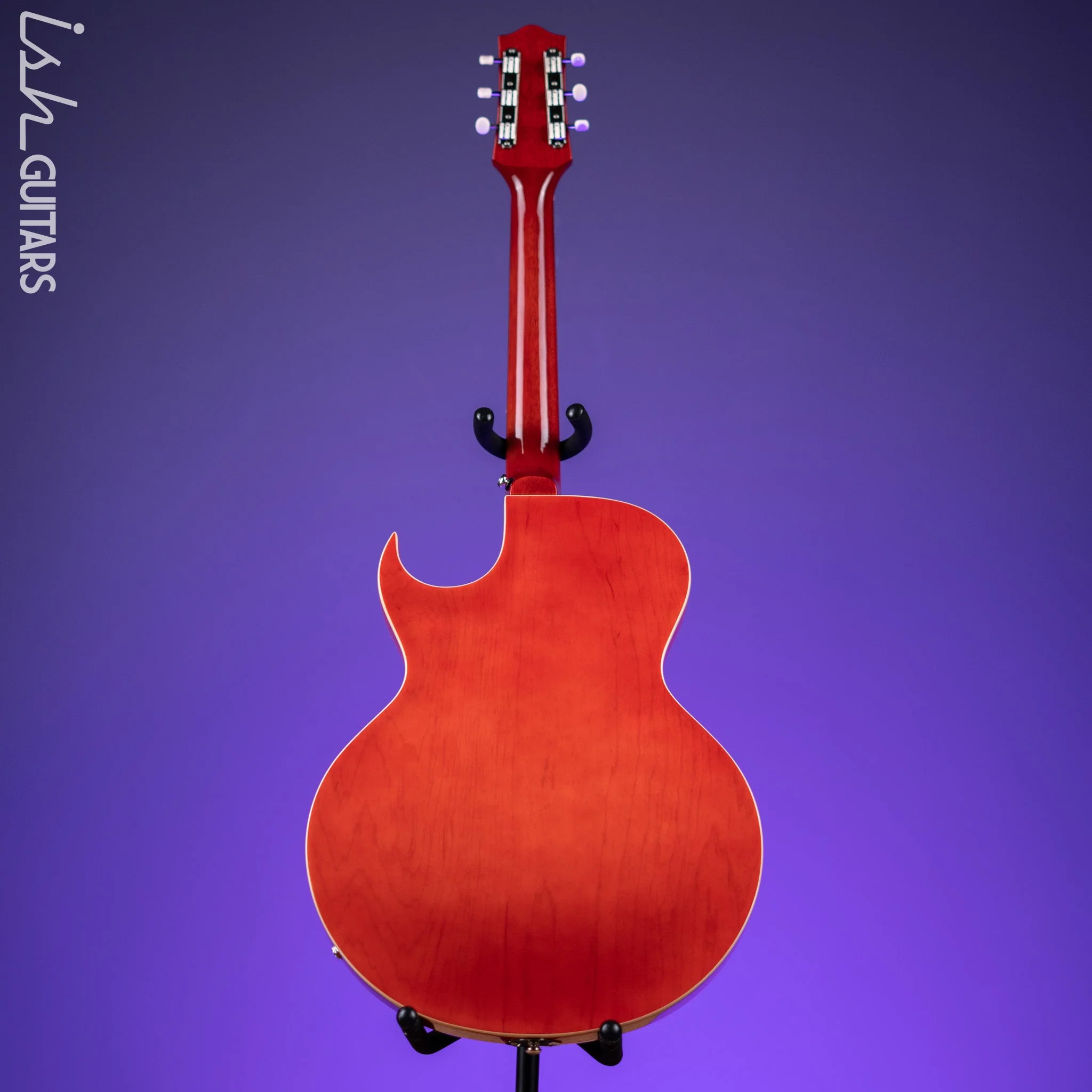 The Loar LH-302T Hollowbody Cherry Burst - Image 6