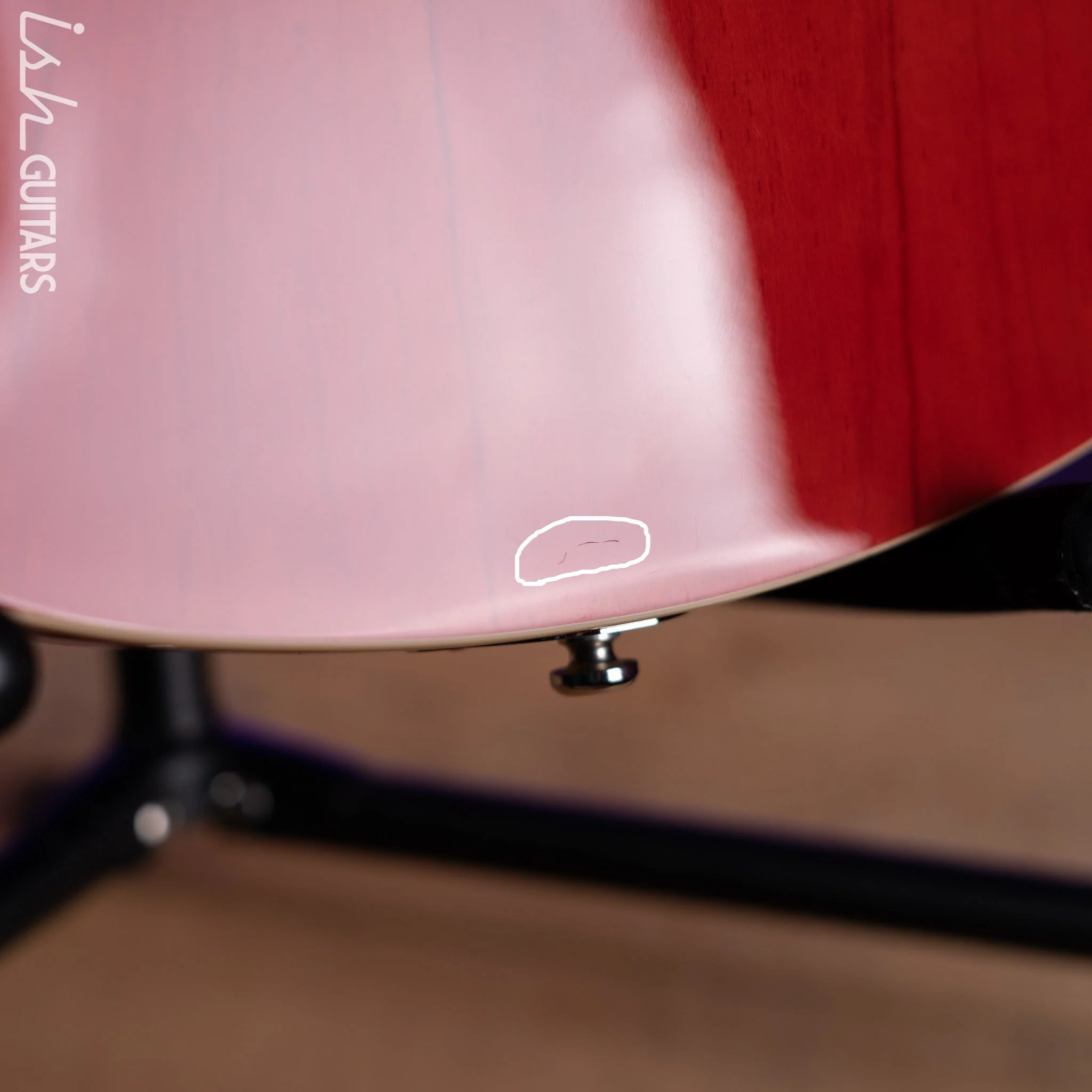 The Loar LH-302T Hollowbody Cherry Burst - Image 11