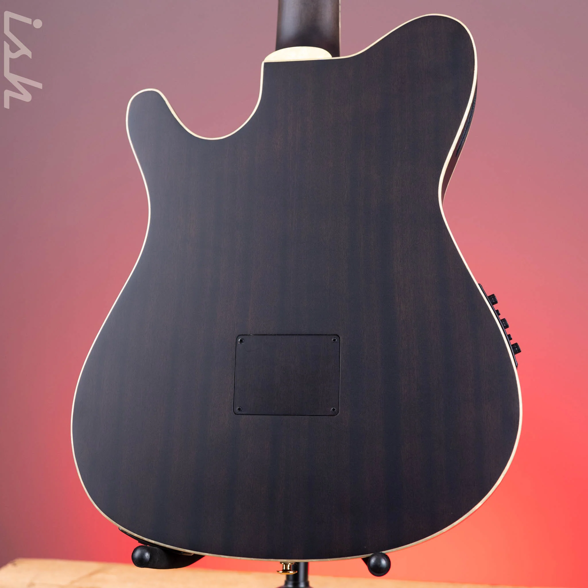 Ibanez TOD10N Tim Henson Signature Nylon Acoustic-Electric Guitar Transparent Black Flat Demo - Image 7