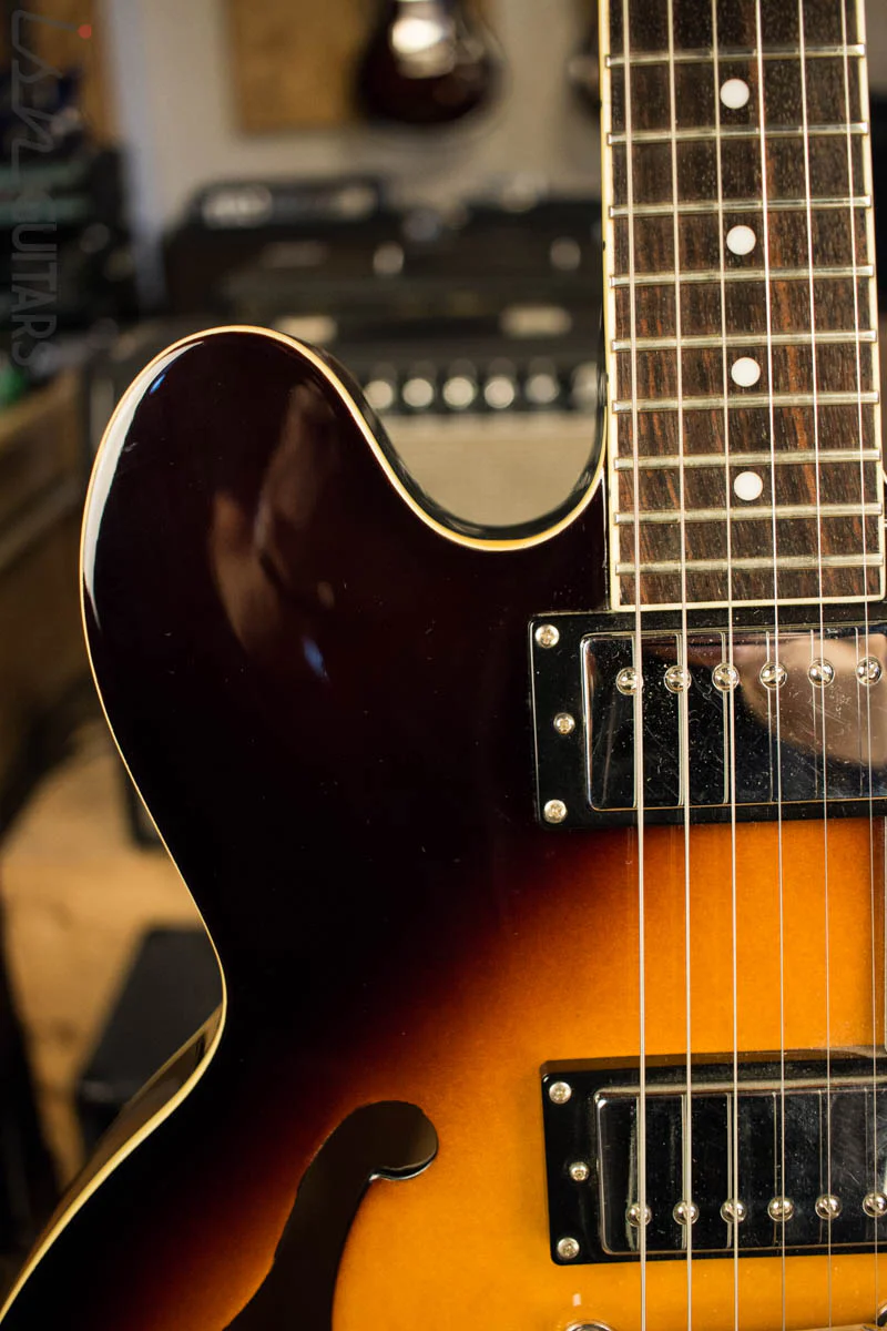Tokai Korean Premium Series Lacquer Finish ES Guitar Sunburst - Image 3
