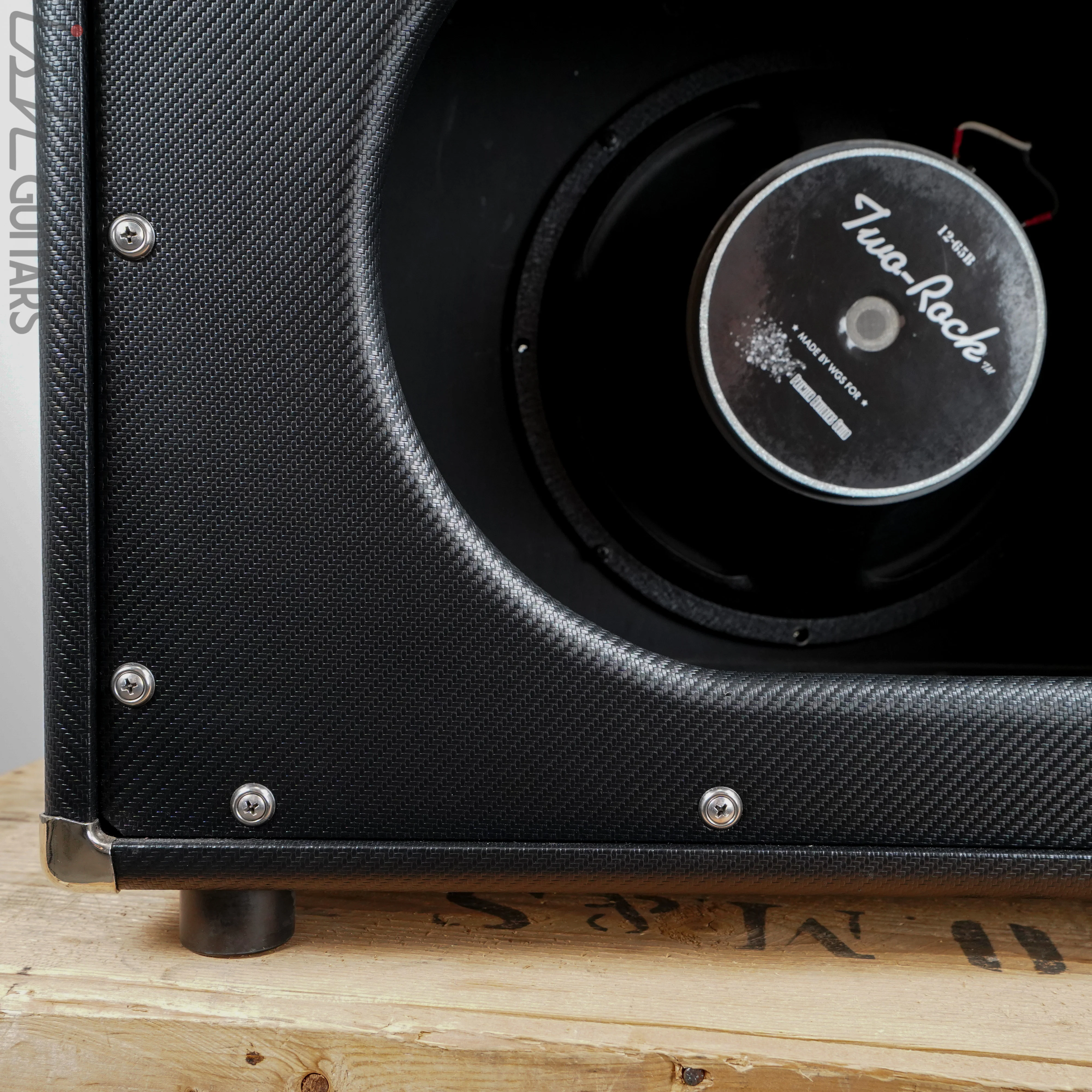 Two Rock 1x12 Cabinet Carbon Fiber Tolex - Image 7
