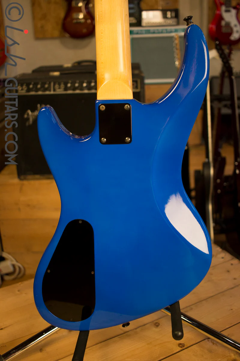 USA Guild Pilot Fretless Rare Blue w/ Case - Image 8