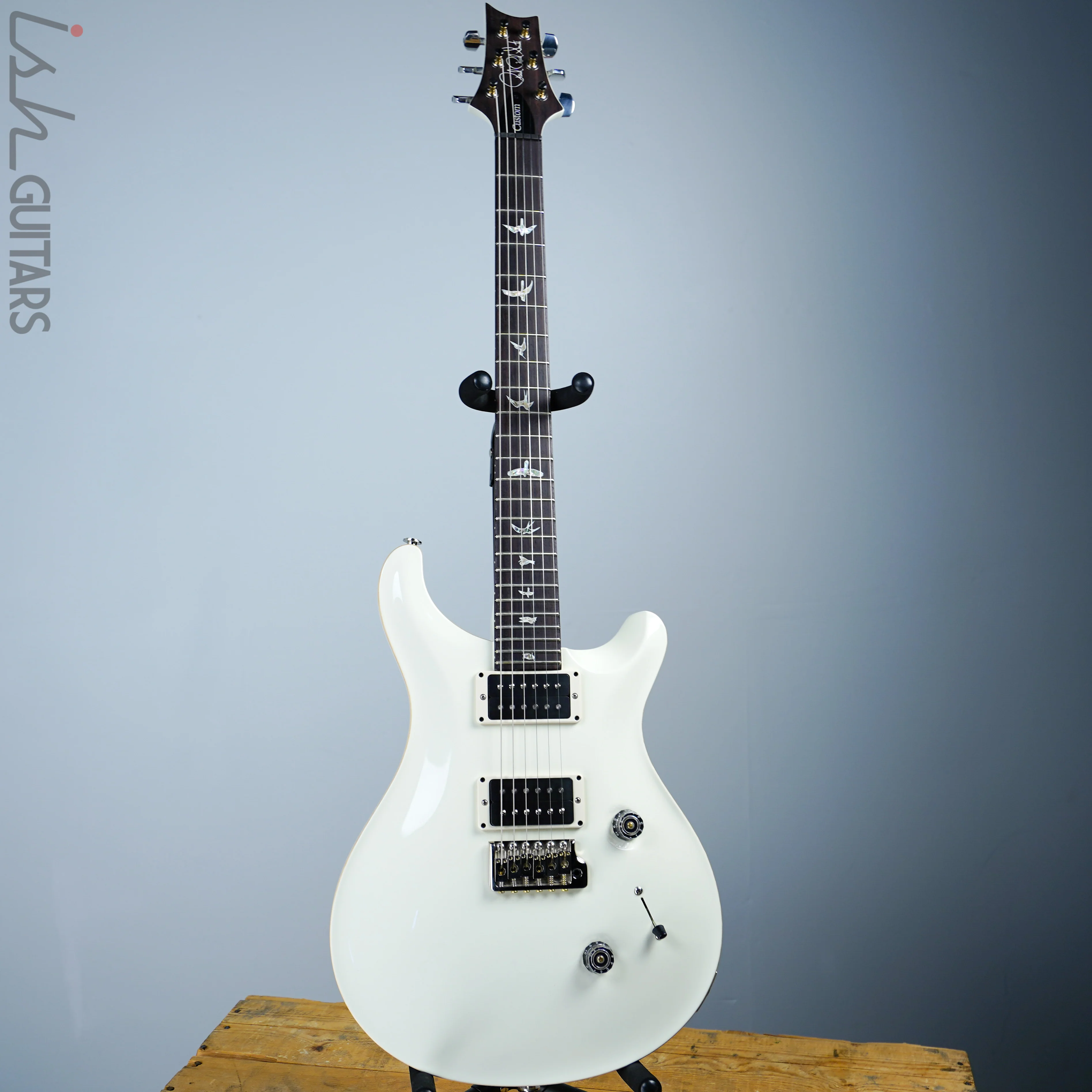 Used 2019 PRS Paul Reed Smith Custom 24 Antique White Pattern Thin - Image 2