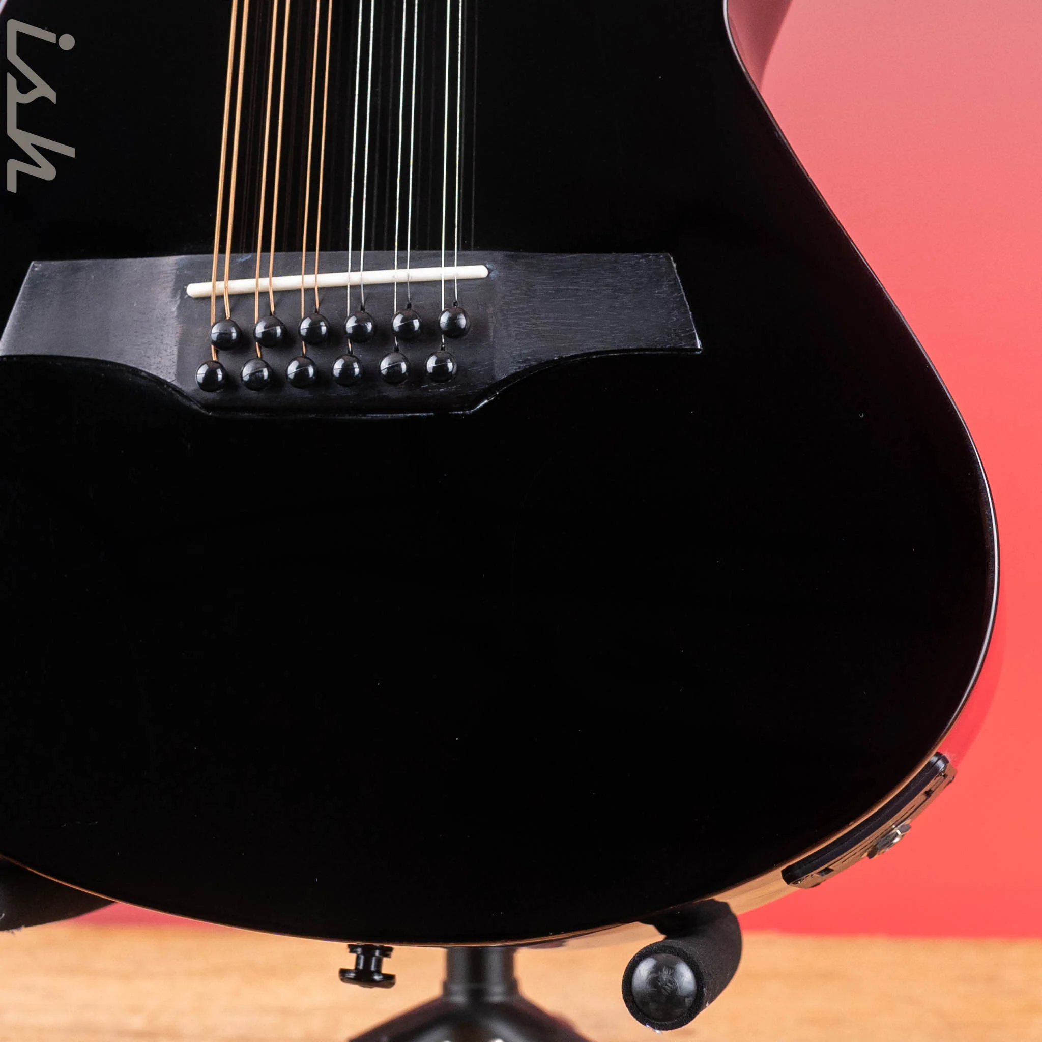 Veillette Avante Gryphon 12-String Acoustic Guitar Black B-Stock - Image 4