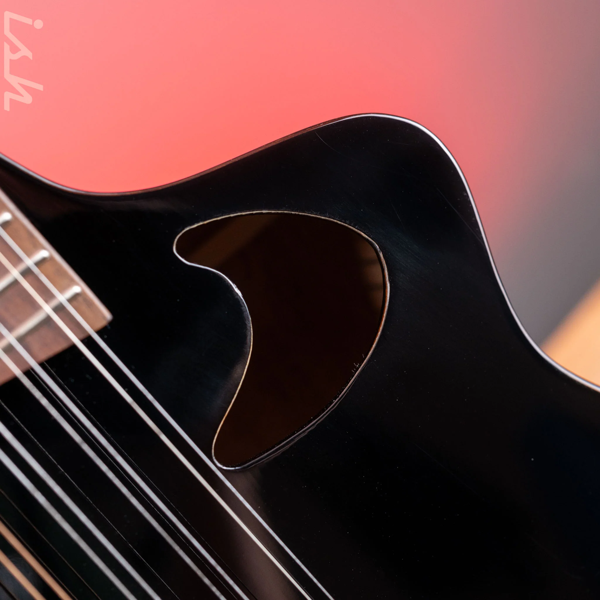 Veillette Avante Gryphon 12-String Acoustic Guitar Black B-Stock - Image 6