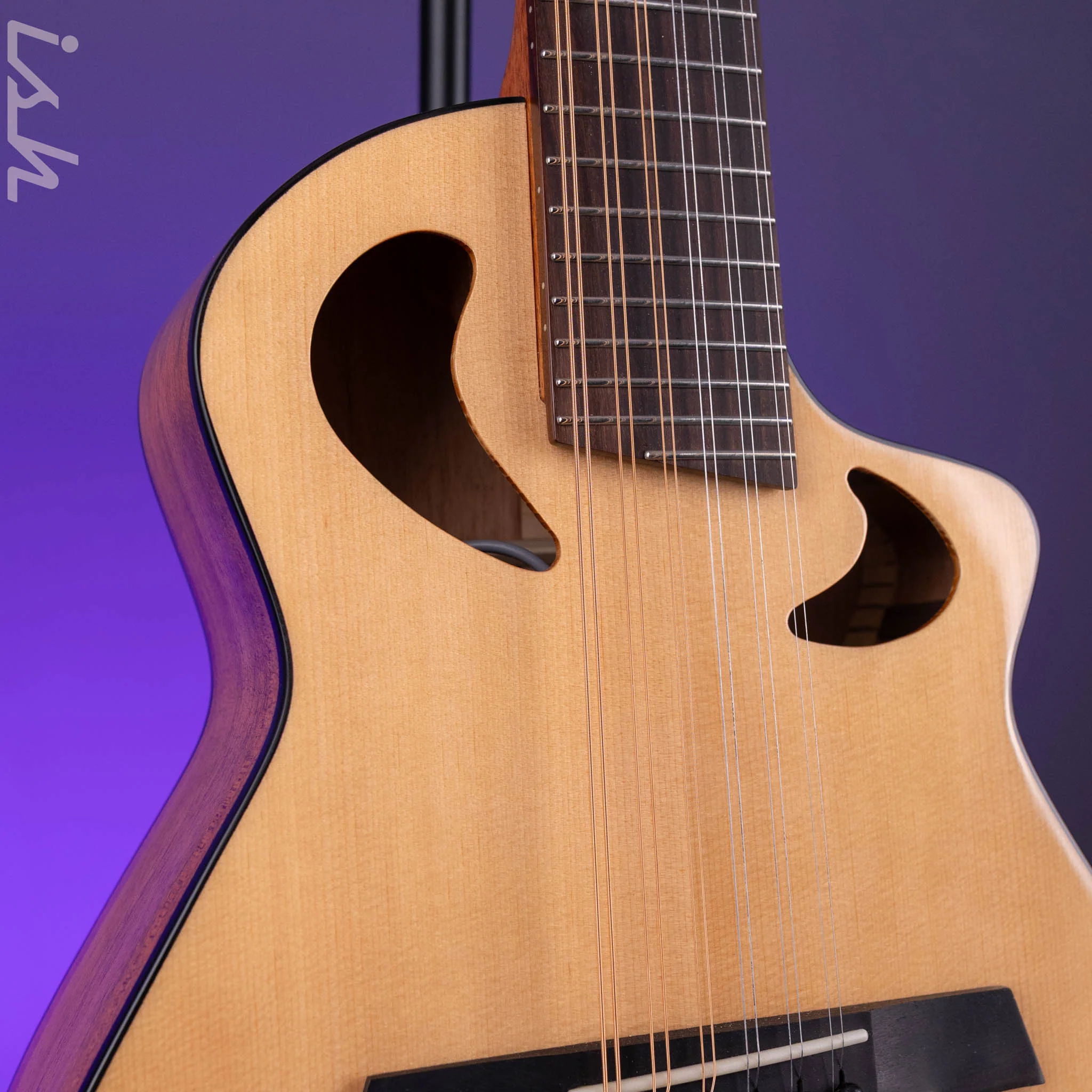 Veillette Avante Gryphon 12-String Acoustic Guitar Natural - Image 4