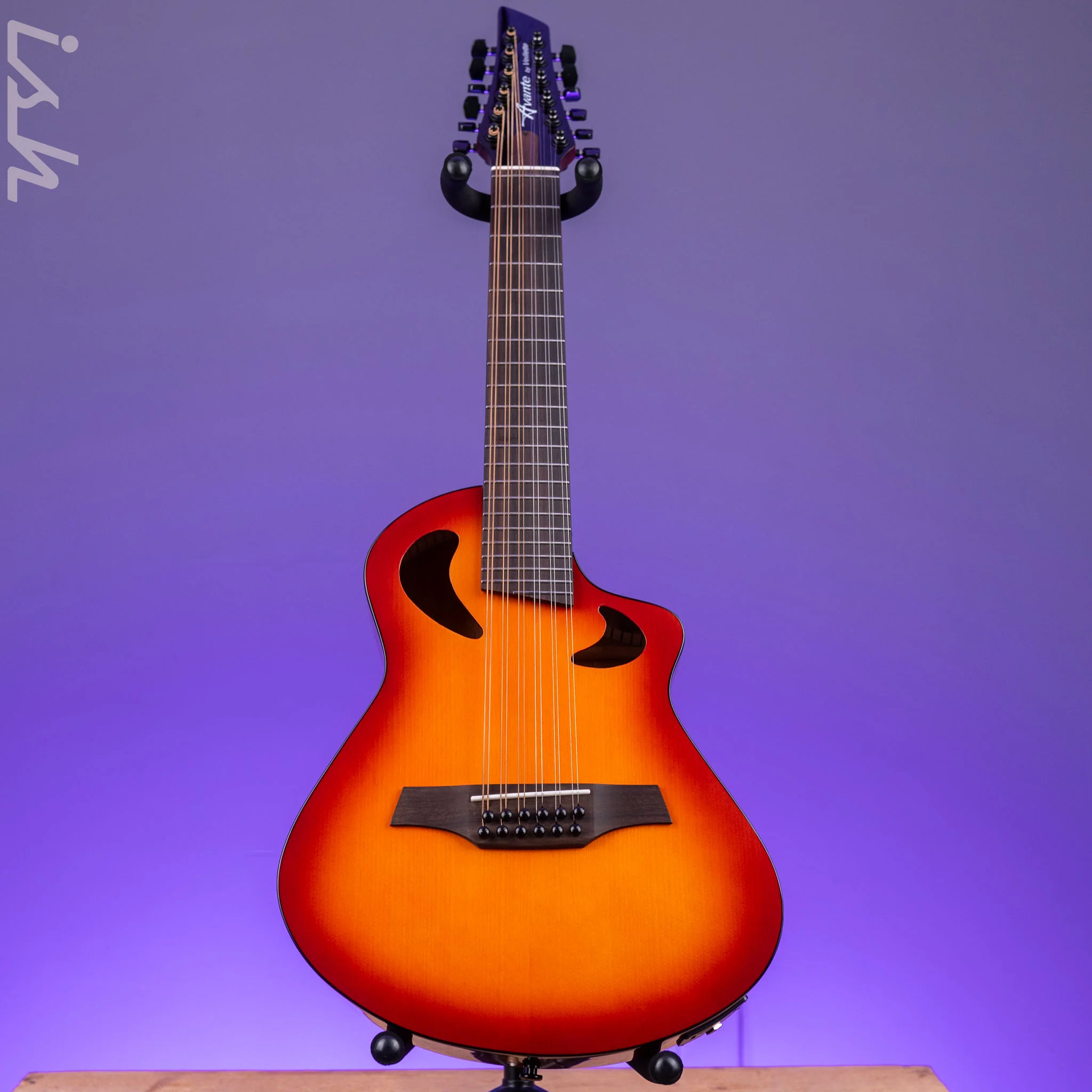 Veillette Avante Gryphon 12-String Acoustic Guitar Sunset Burst - Image 2