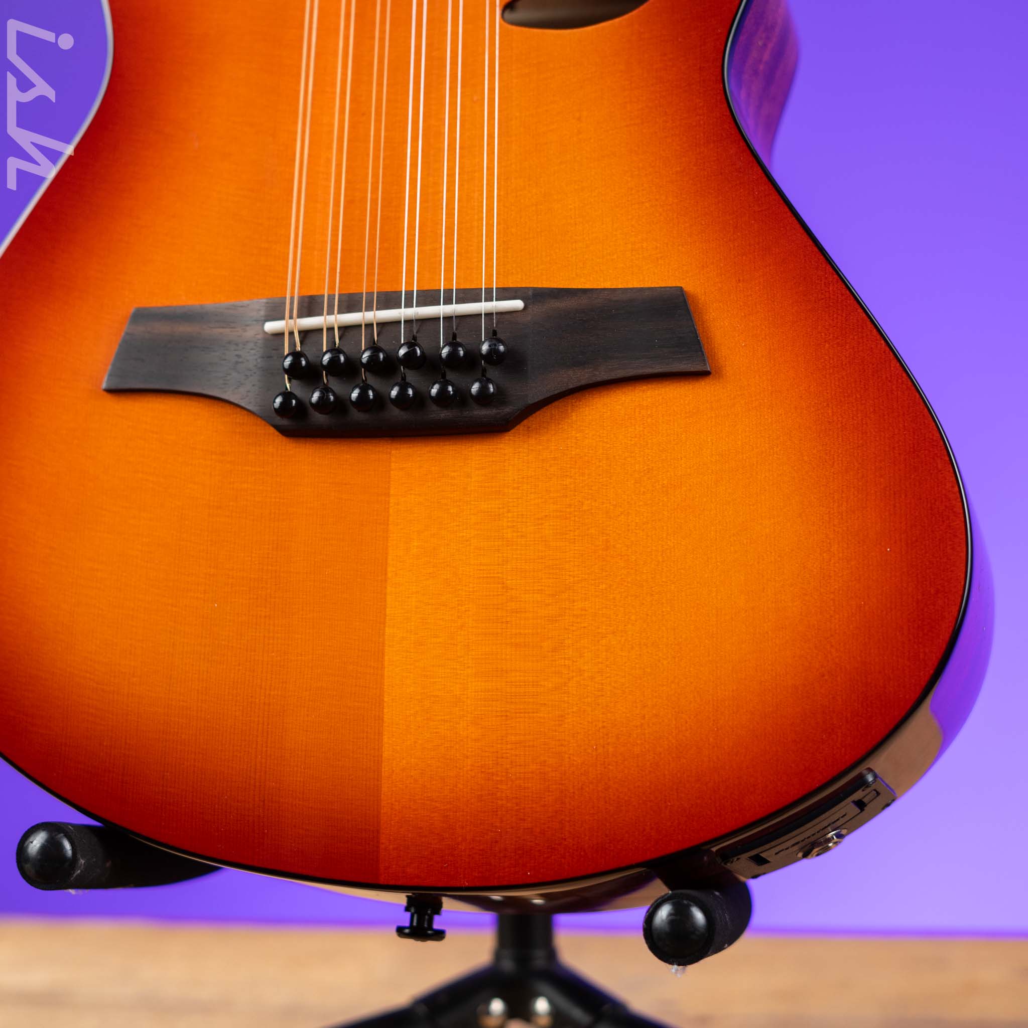 Veillette Avante Gryphon 12-String Acoustic Guitar Sunset Burst - Image 4