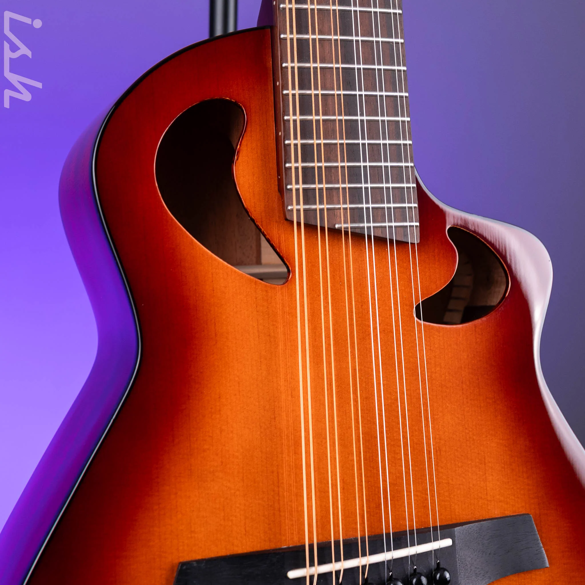 Veillette Avante Gryphon 12-String Acoustic Guitar Sunset Burst B-Stock - Image 3