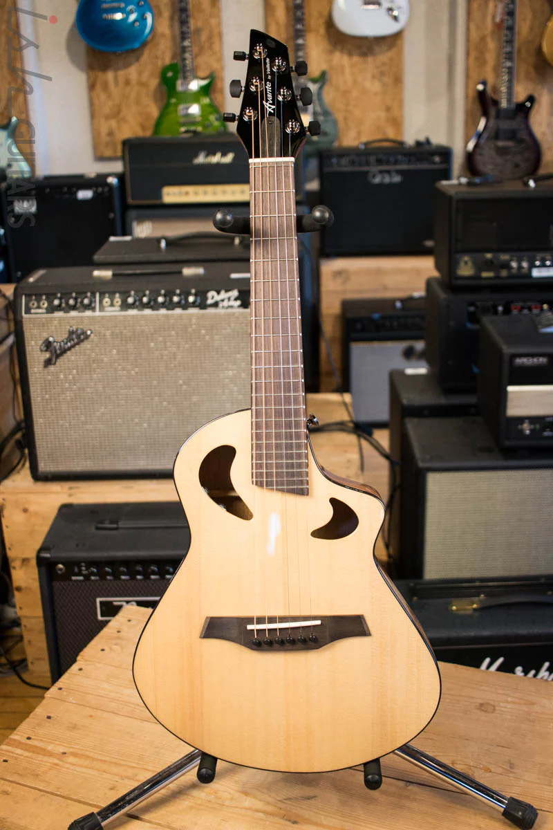 Veillette Avante Gryphon Six String Cutaway Clear Finish Acoustic Guitar - Image 2