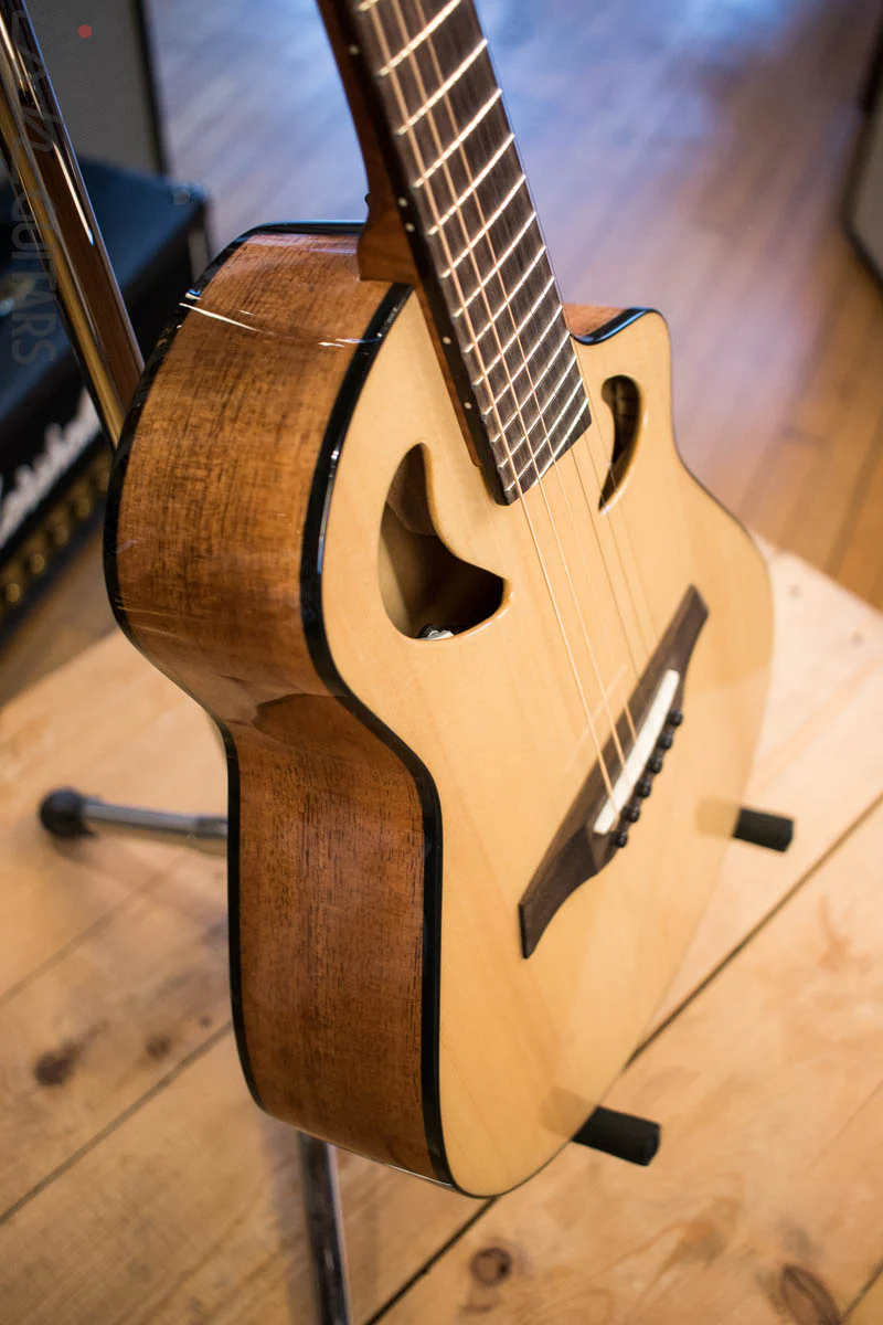 Veillette Avante Gryphon Six String Cutaway Clear Finish Acoustic Guitar - Image 6
