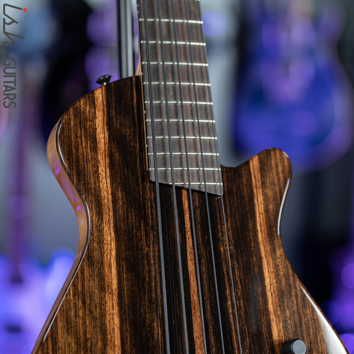 Veillette Minotaur 5 String 33" Short Scale Bass Guitar w/ Piezo - Image 5