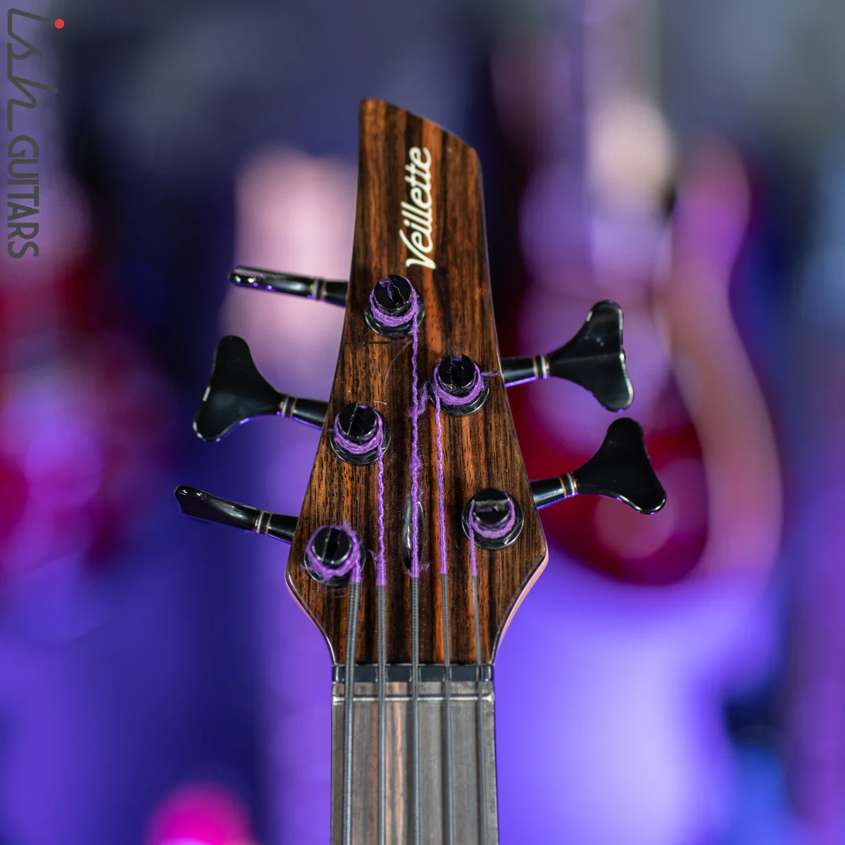 Veillette Minotaur 5 String 33" Short Scale Bass Guitar w/ Piezo - Image 6