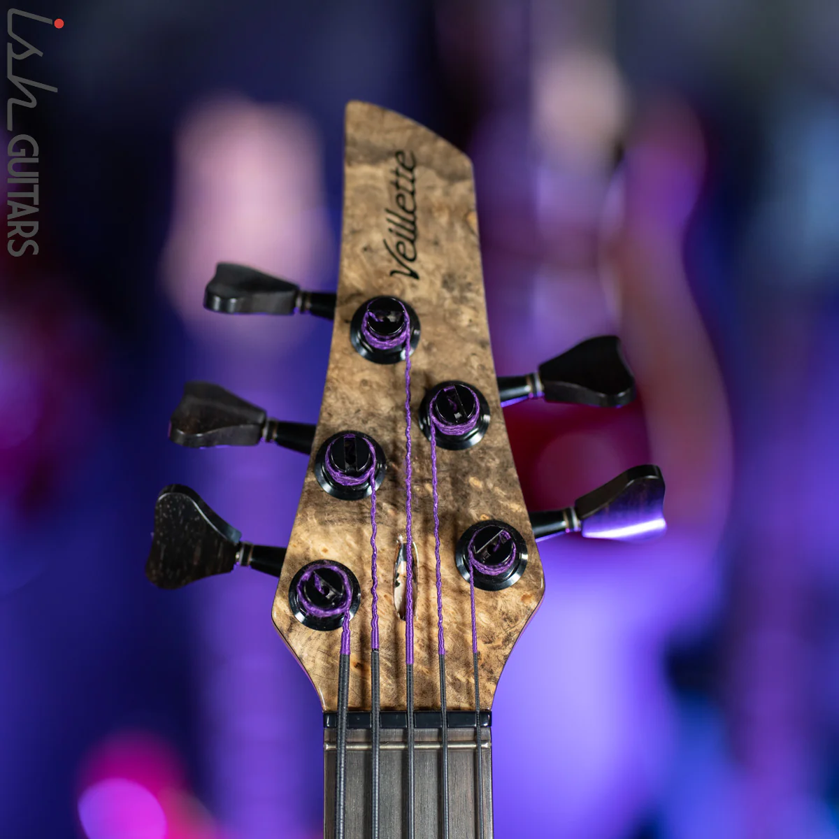Veillette Singlecut 5 Custom Semi Hollow Buckeye Burl - Image 6