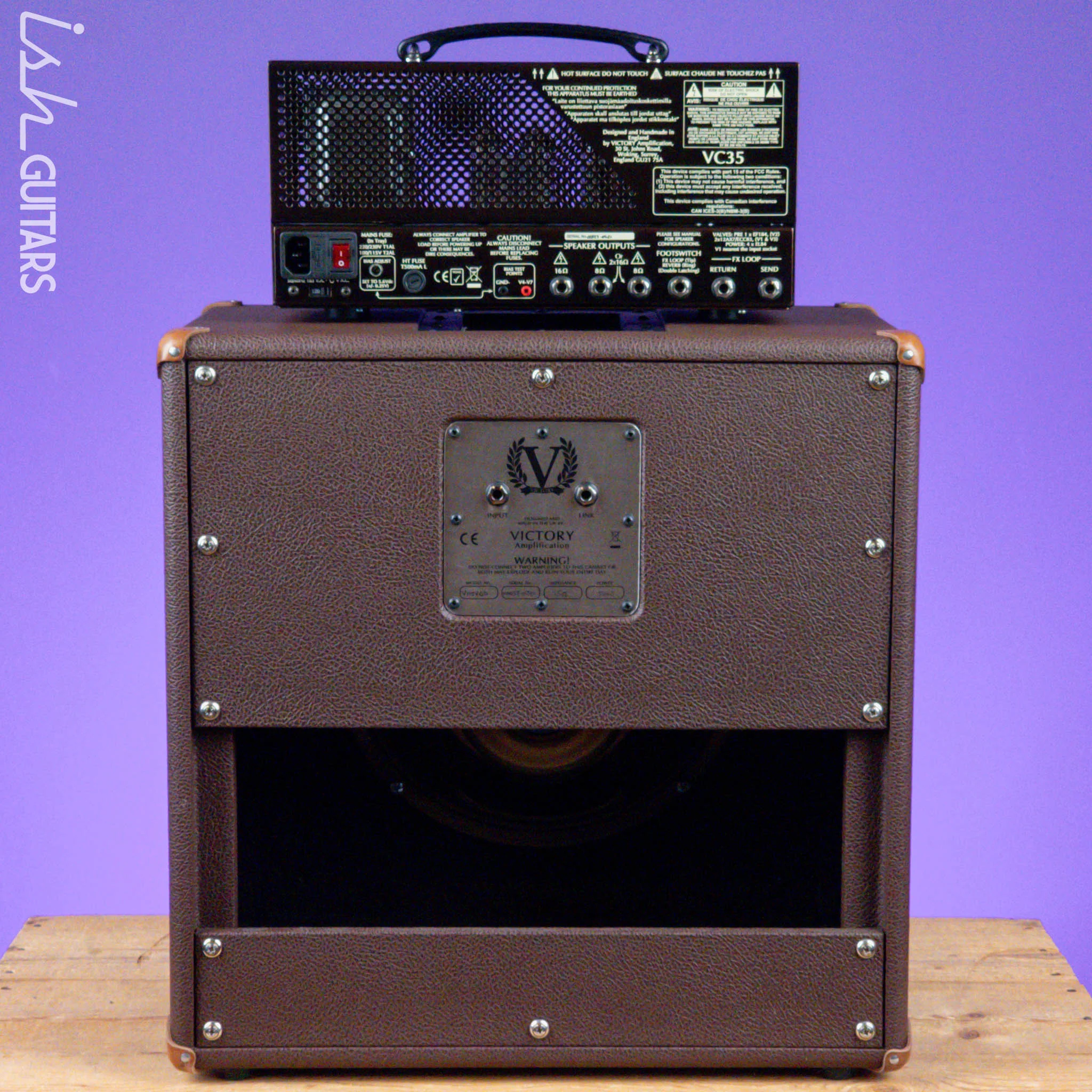Victory VC35 "The Copper" Guitar Amplifier Head w/ V112-VB Gold 1x12 Cabinet - Image 2
