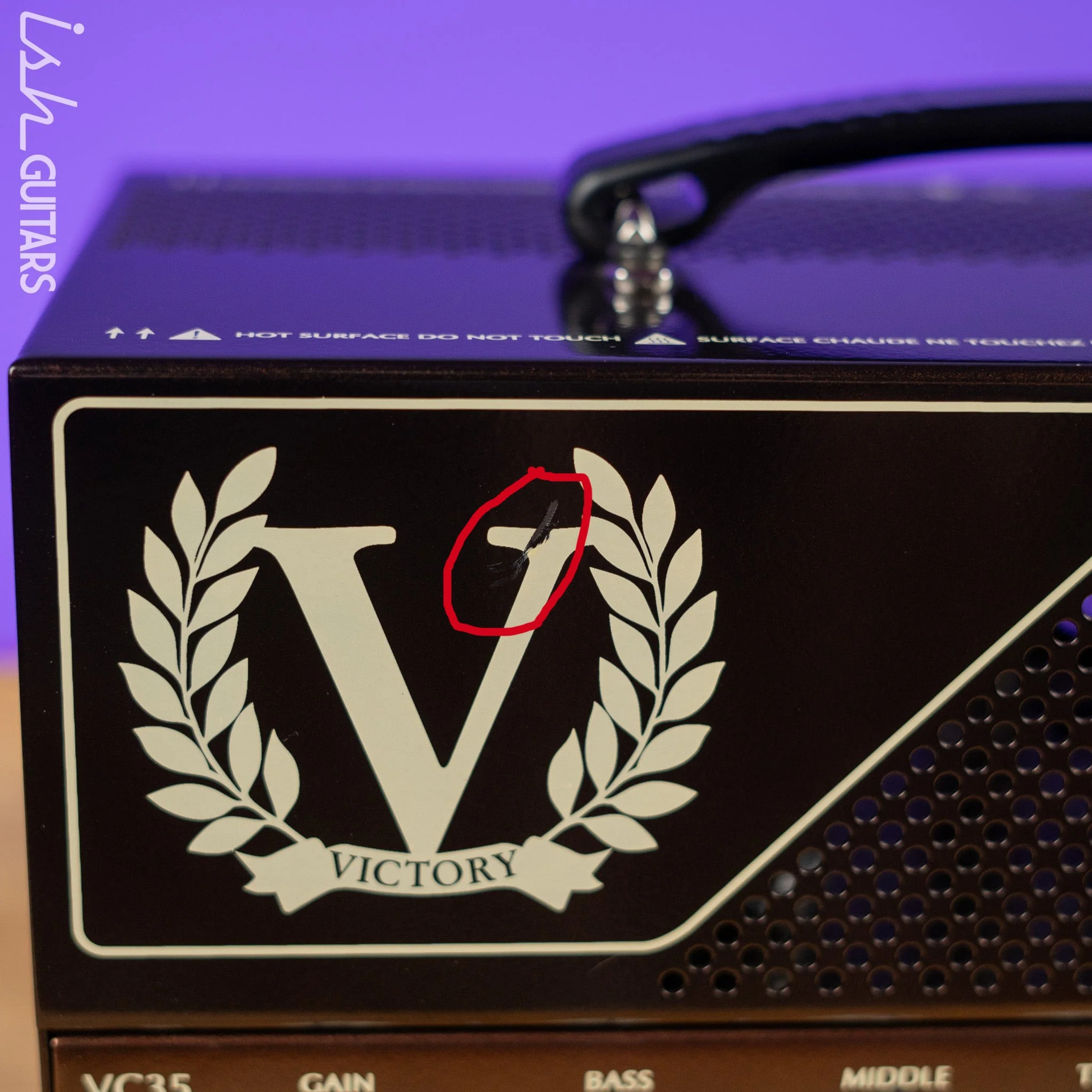 Victory VC35 "The Copper" Guitar Amplifier Head w/ V112-VB Gold 1x12 Cabinet - Image 4