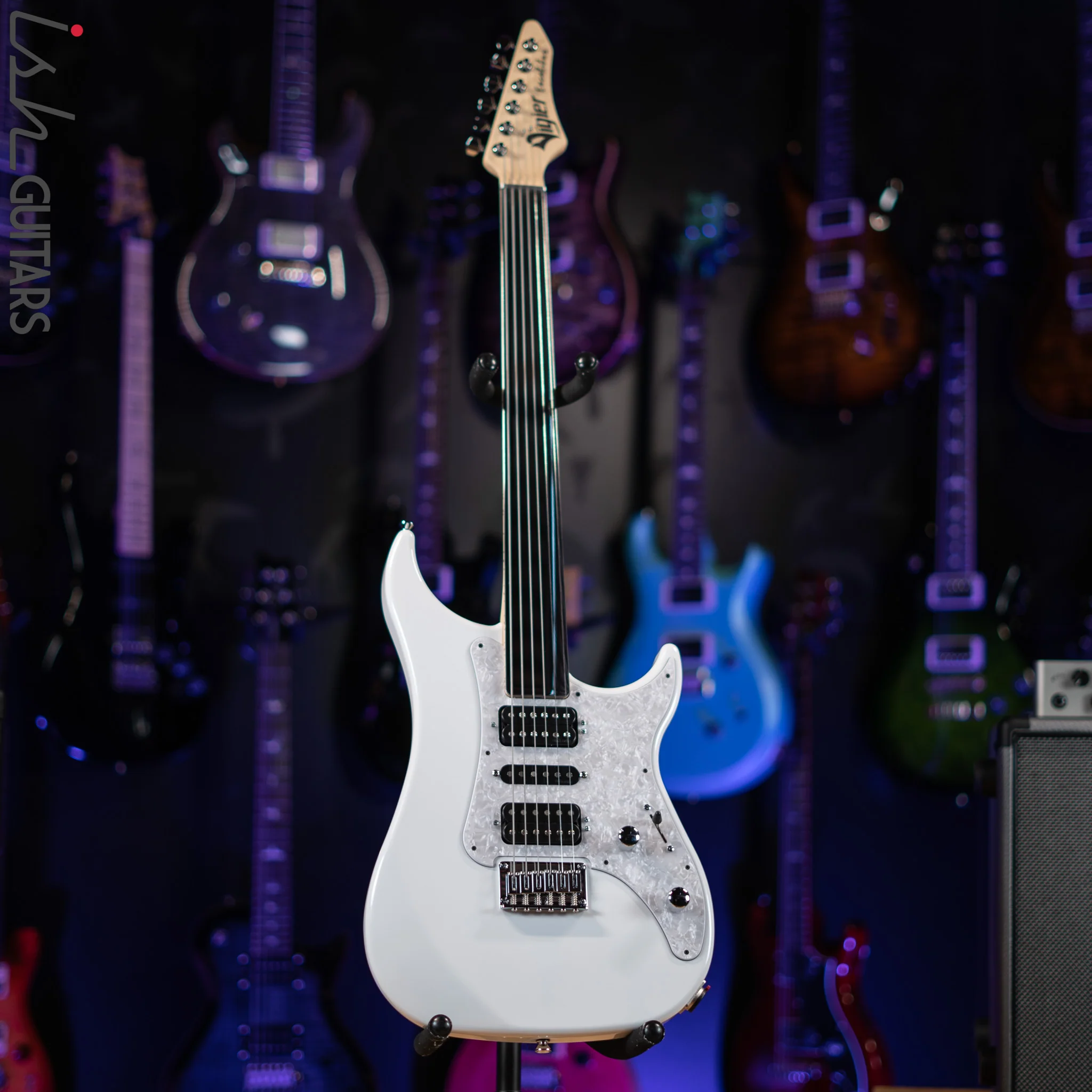 Vigier Excalibur Surfreter Supra Fretless Pearl White - Image 2