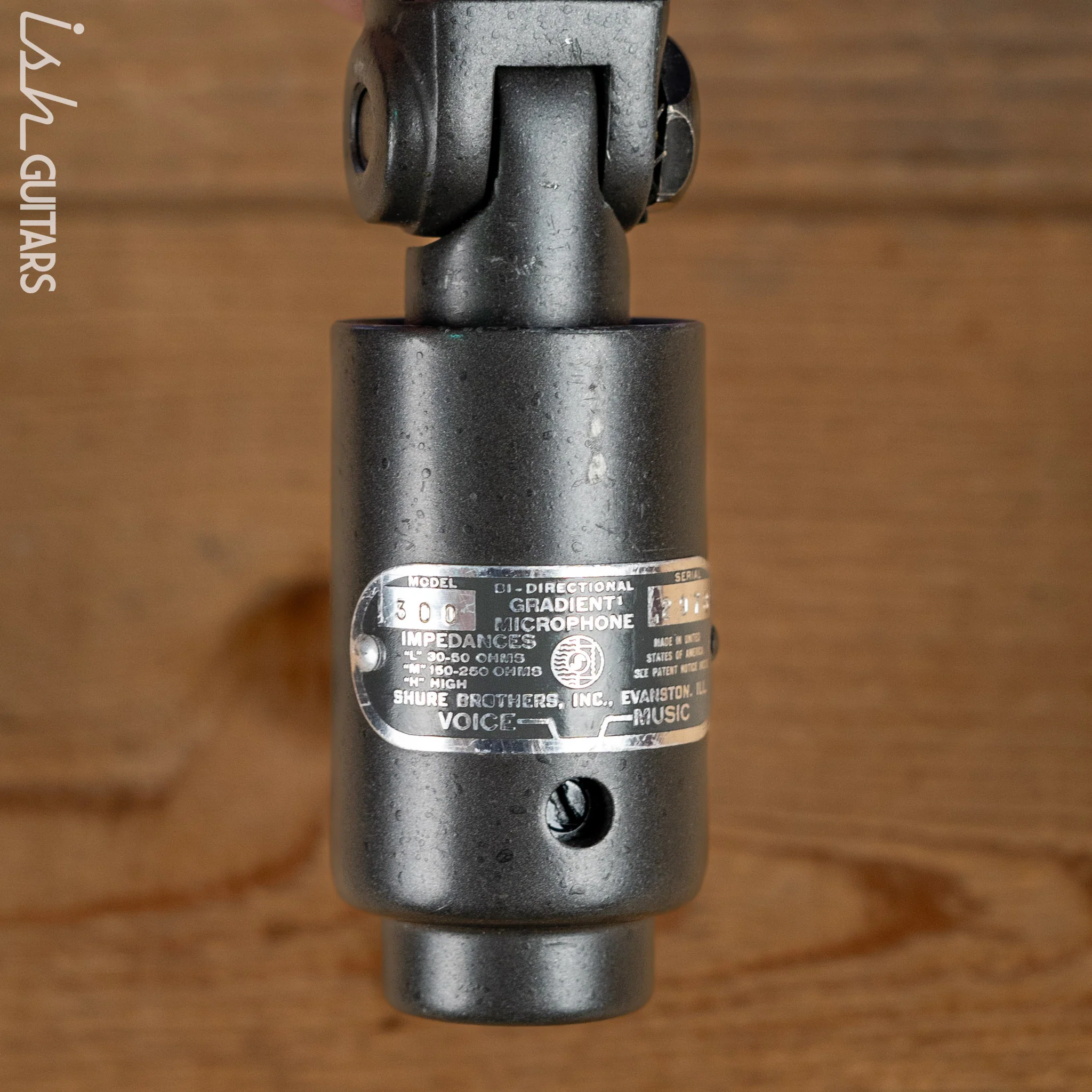 Vintage 50s/60s Shure Model 300 Bi-Directional Gradient Microphone Vintage - Image 3